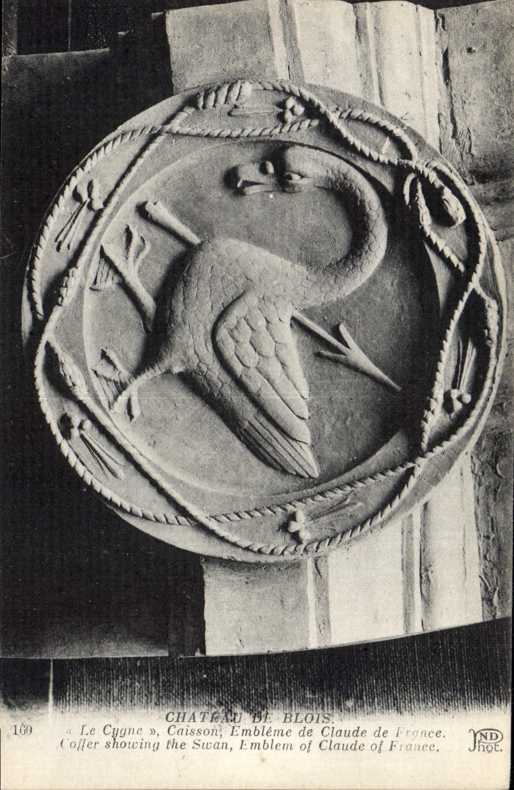 CPA Chateau de Blois Le Cygne a Caisson Embleme de Claude de France 
