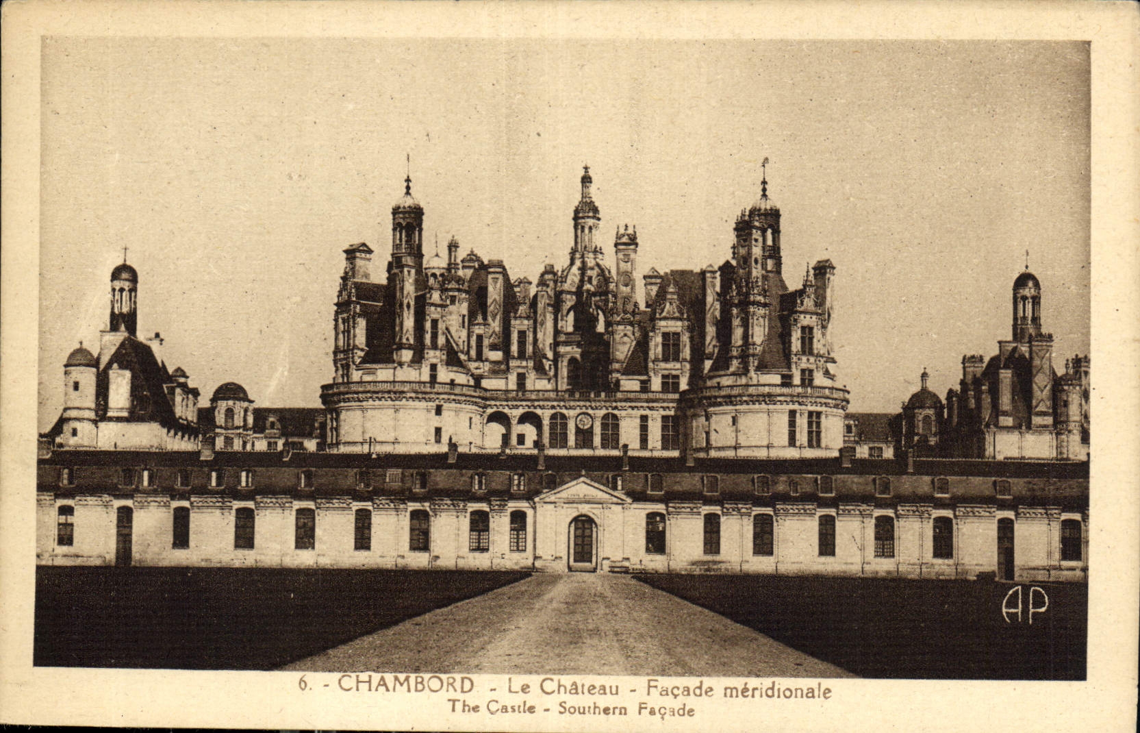 CPA Chambord Le Chateau Facade Meridionale 