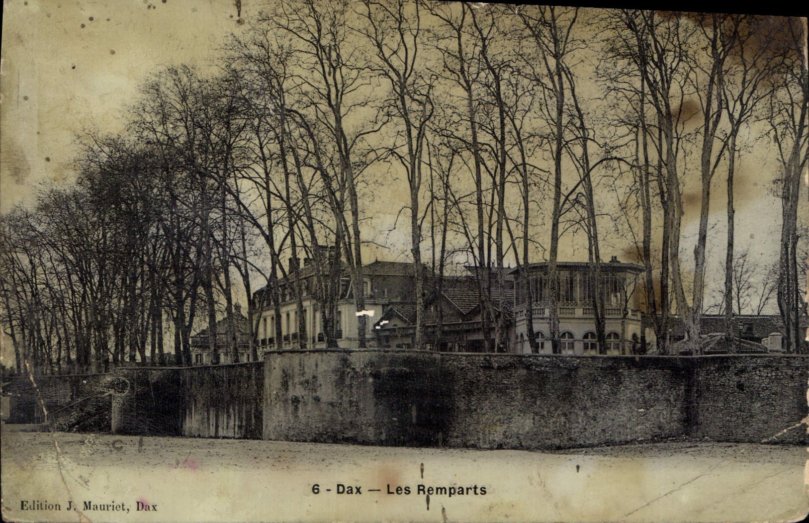 CPA Dax Les Remparts 