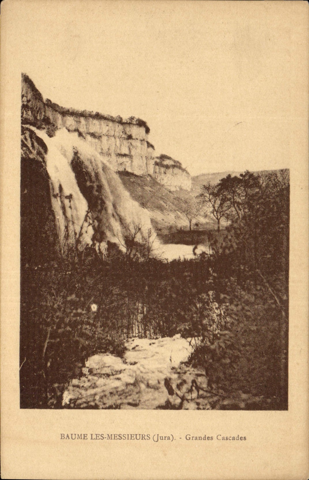 CPA Baume les Messieurs Jura Grandes Cascades