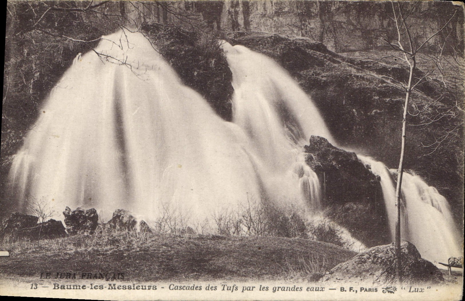 CPA Baume les Messieurs Cascade des Tufs Par les Grandes eaux 