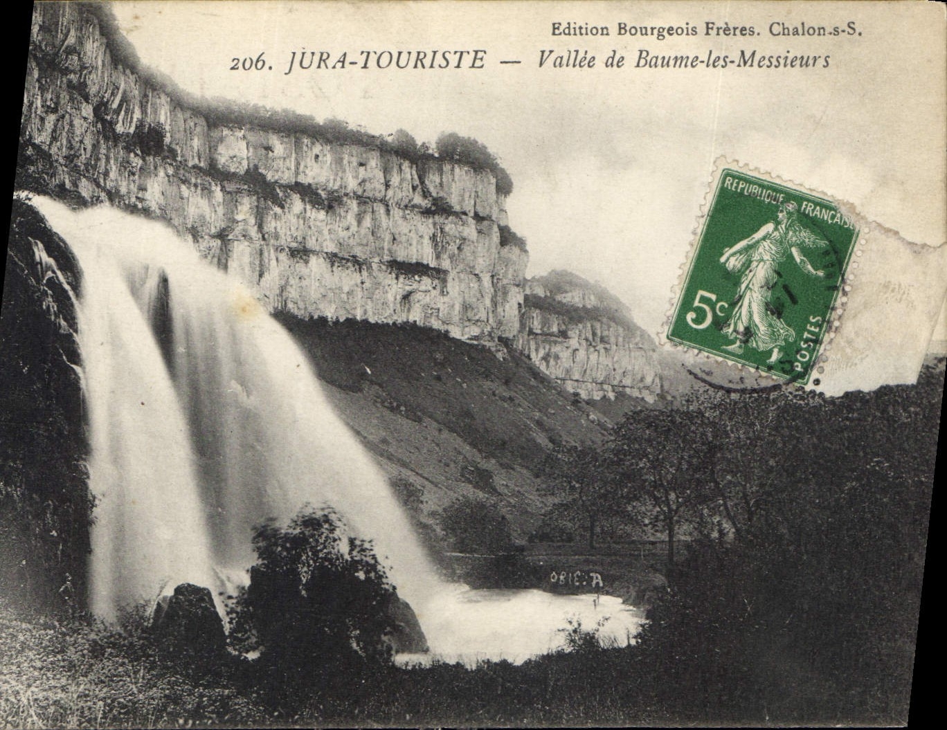 CPA Jura Touriste Vallee de Baume les Messieurs