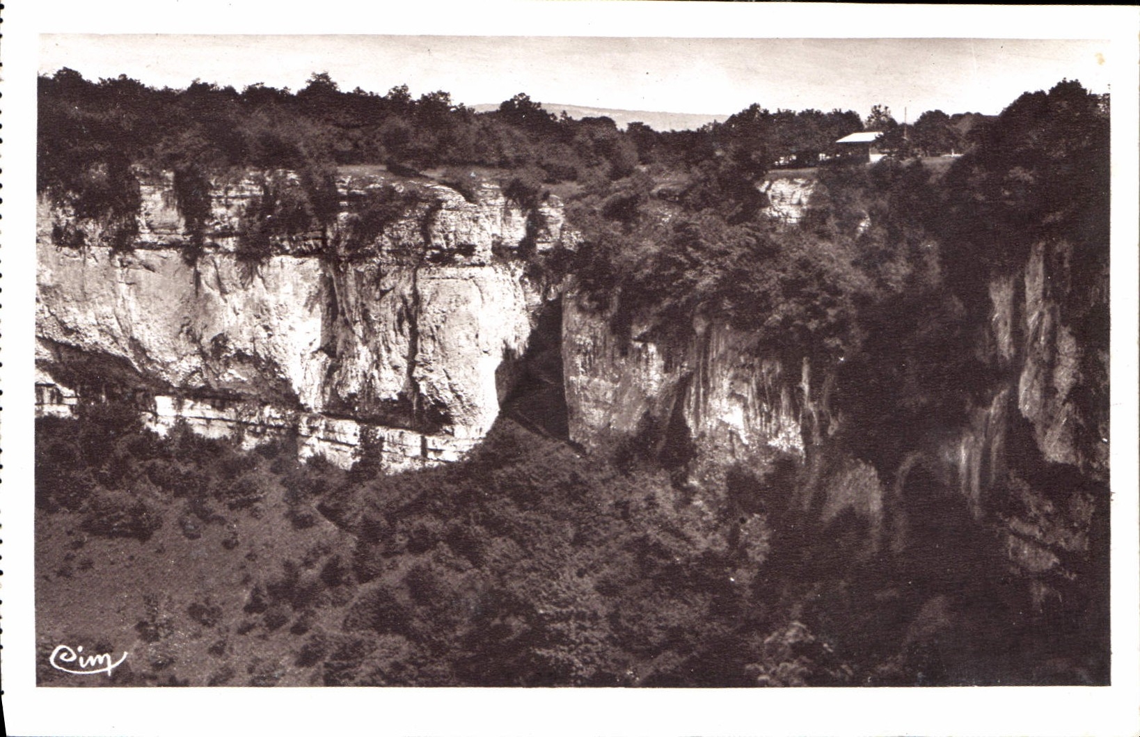 CPA Grottes de Baume les Messieurs Jura Les Echelles