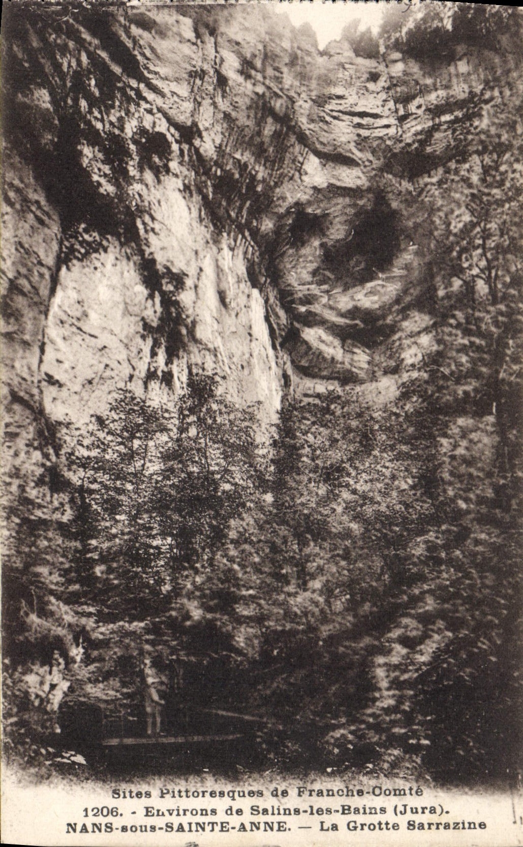 CPA Sites Pittoresque de Franche Comte Environs de Salins les Bains Jura Nans sous Sainte Anne La Gr