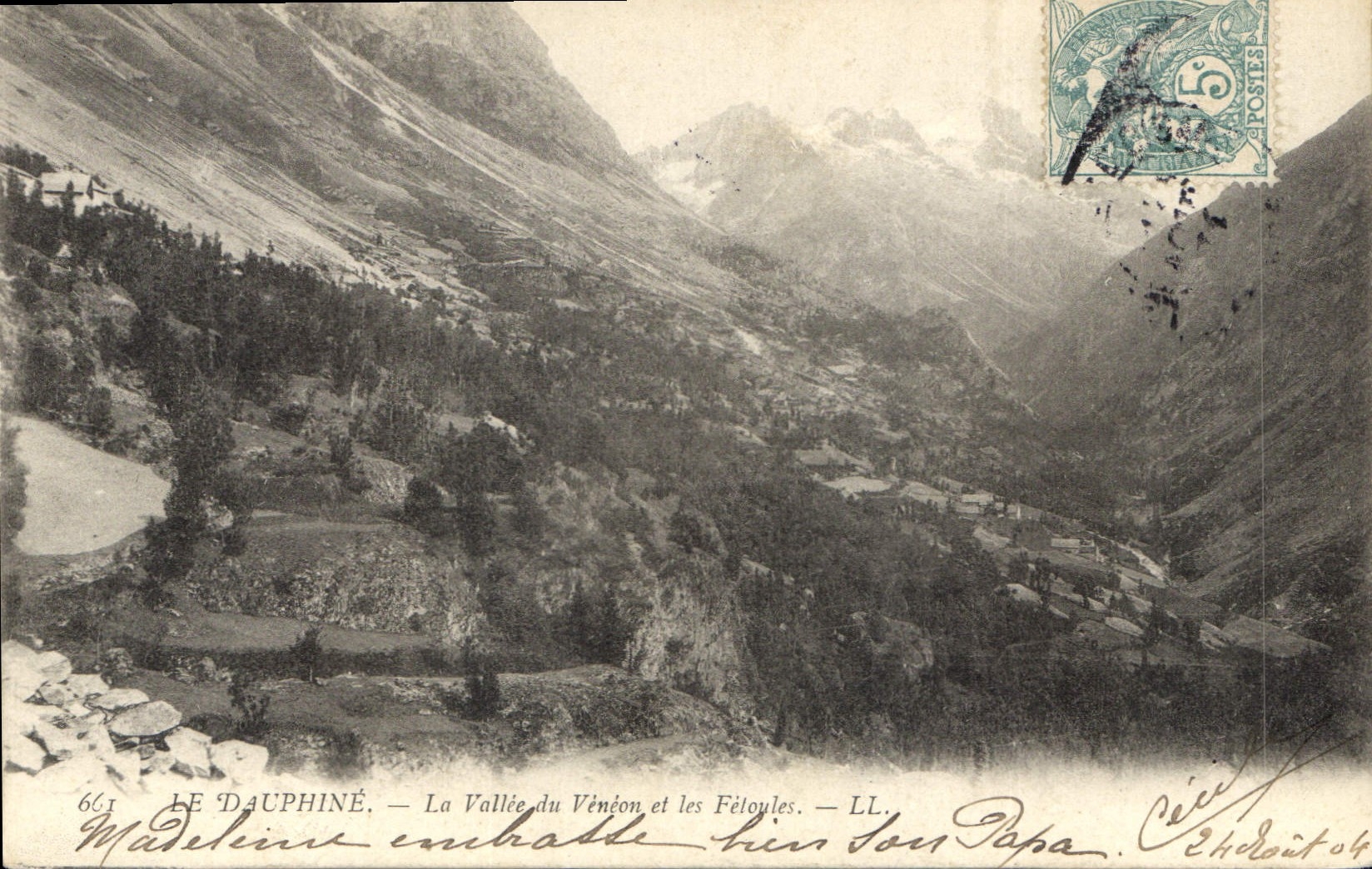 CPA Le Dauphine La Vallee du Veneon et les Fetoules 