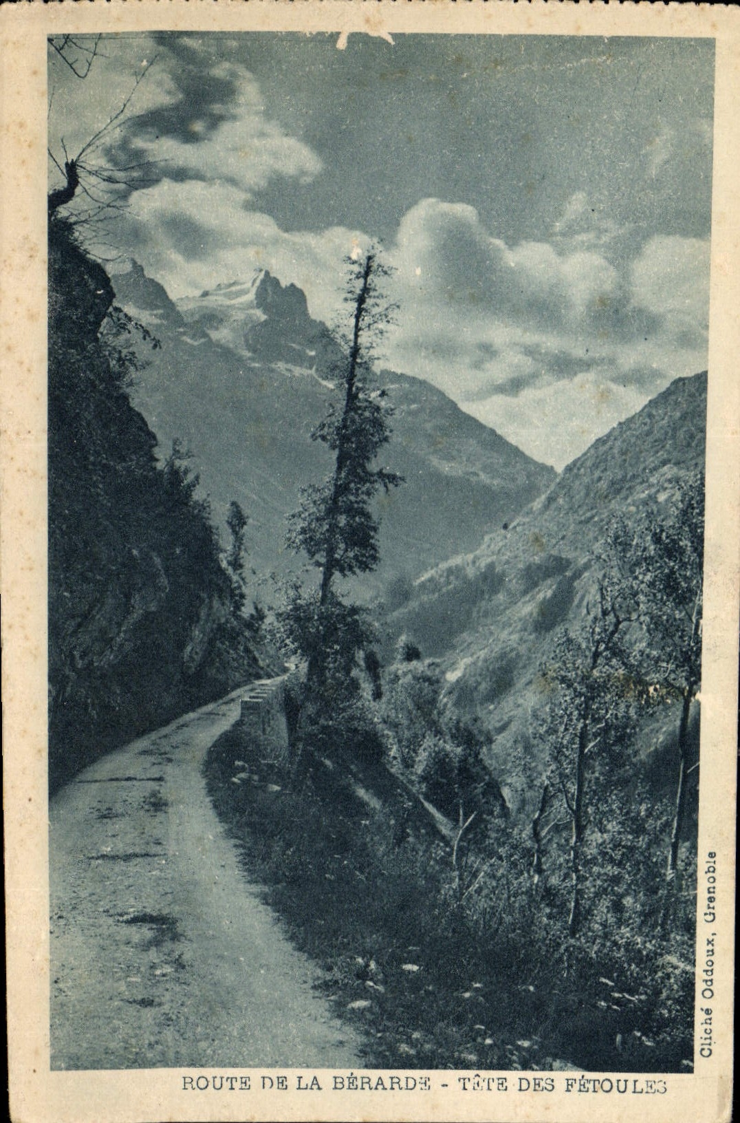 CPA Route de la Berarde Tete de Fetoules