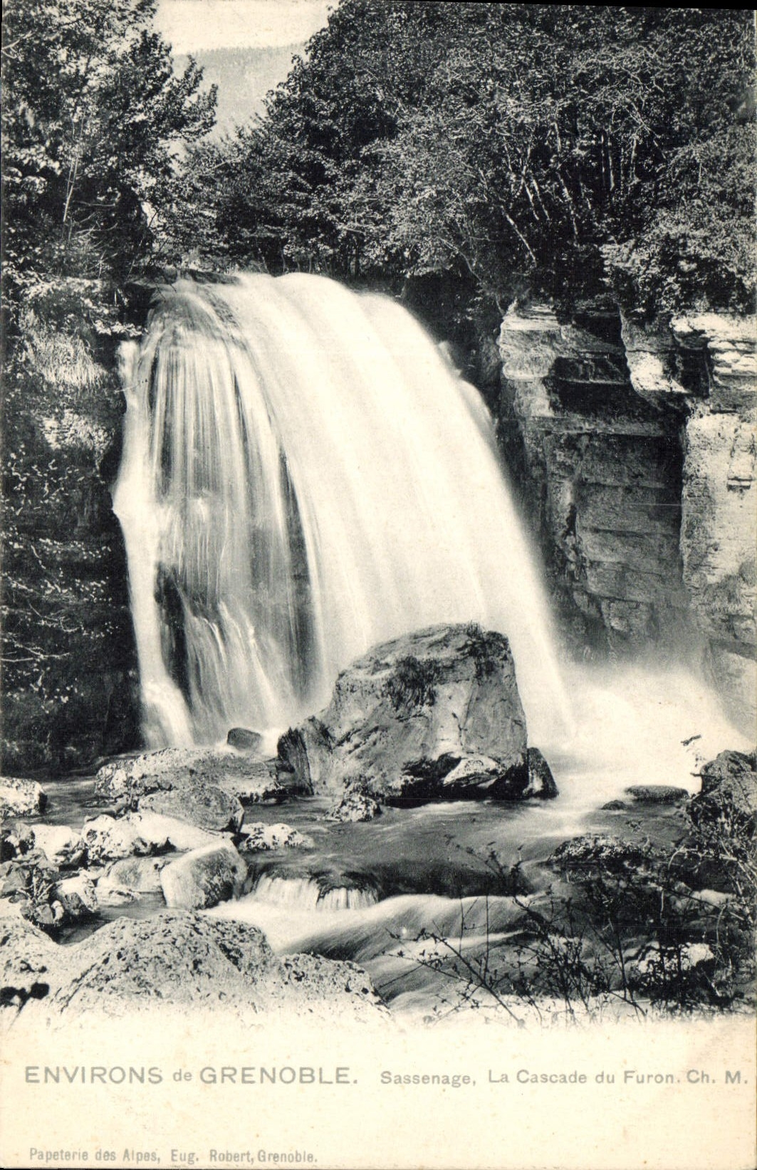 CPA Environs de Grenoble Sassenage La Cascade du Furon 