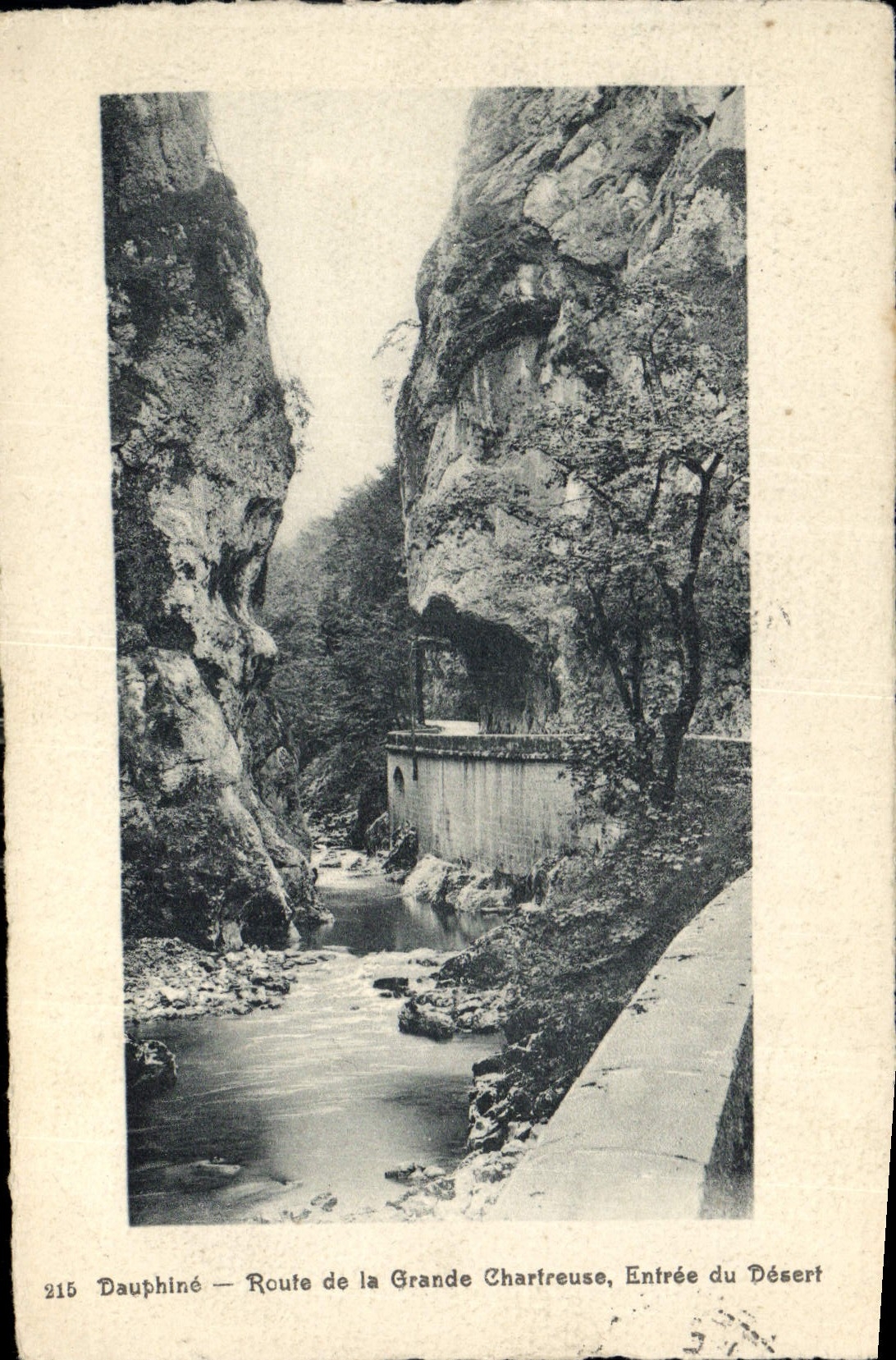 CPA Dauphine Route de la Grande Chartreuse Entree du desert 