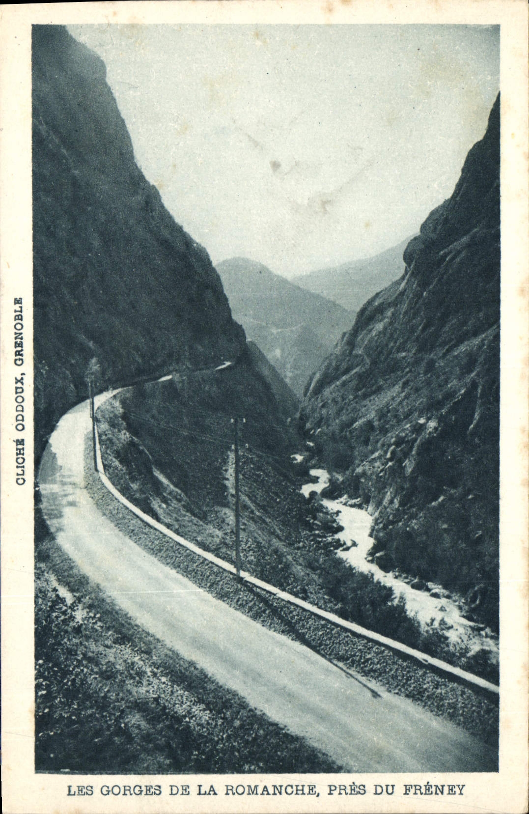 CPA Les Gorges de la Romanche Pres du Freyney 