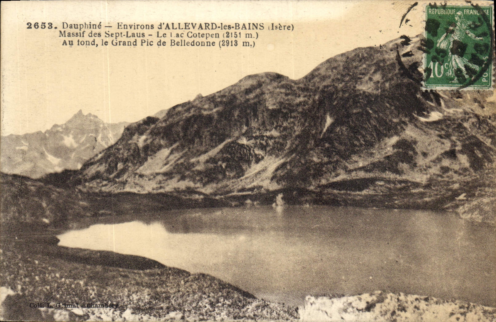 CPA Dauphine Environs d'Allevard les Bains 