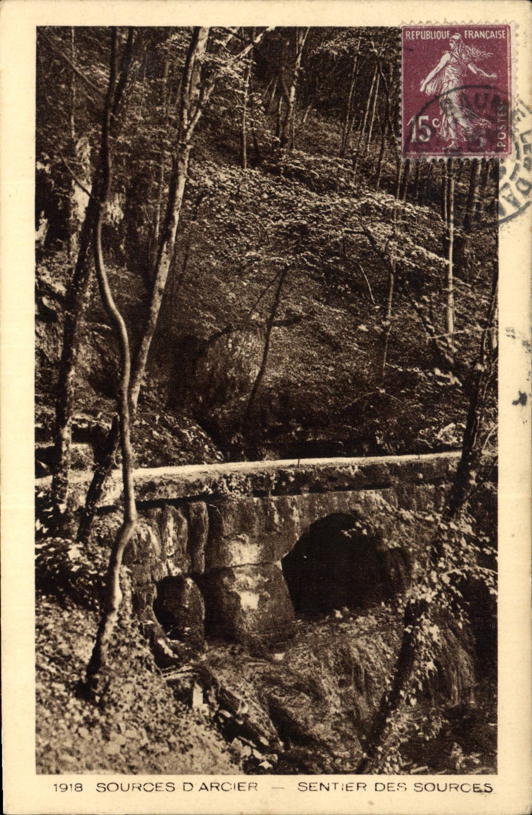 CPA Sources d'Arcier Sentier des Sources