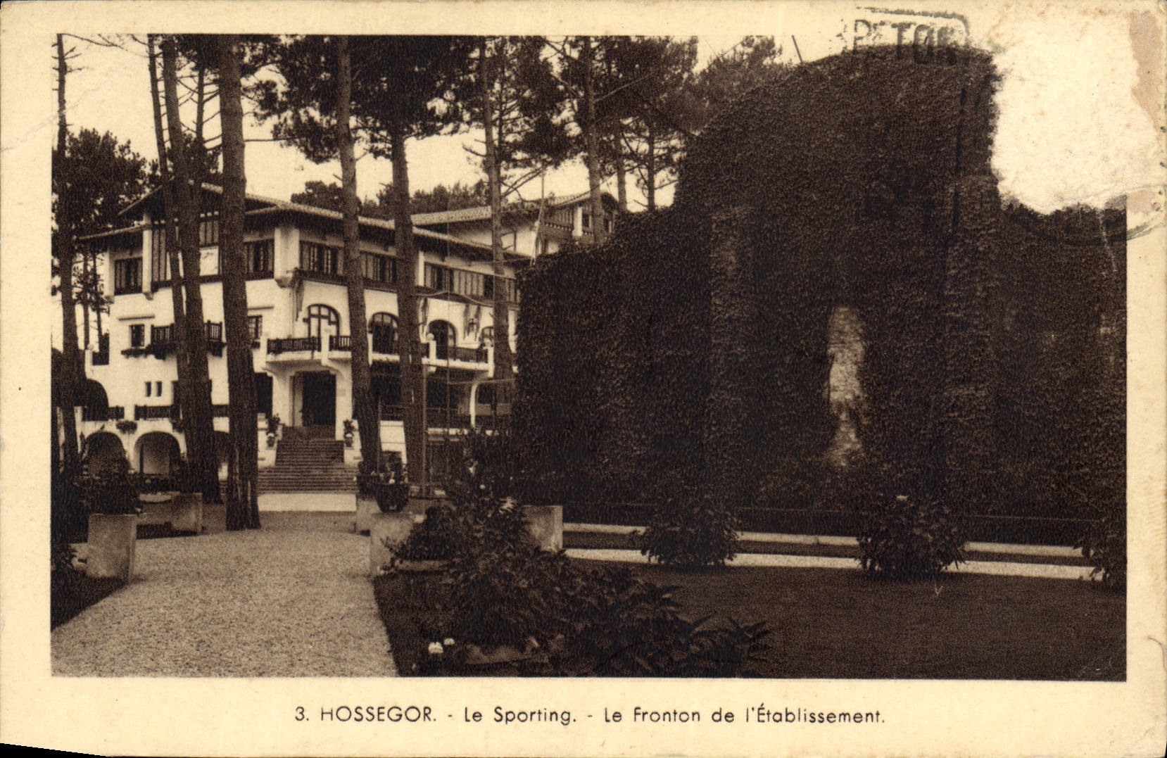 CPA Hossegor le Sporting le Fronton de l'Establissement