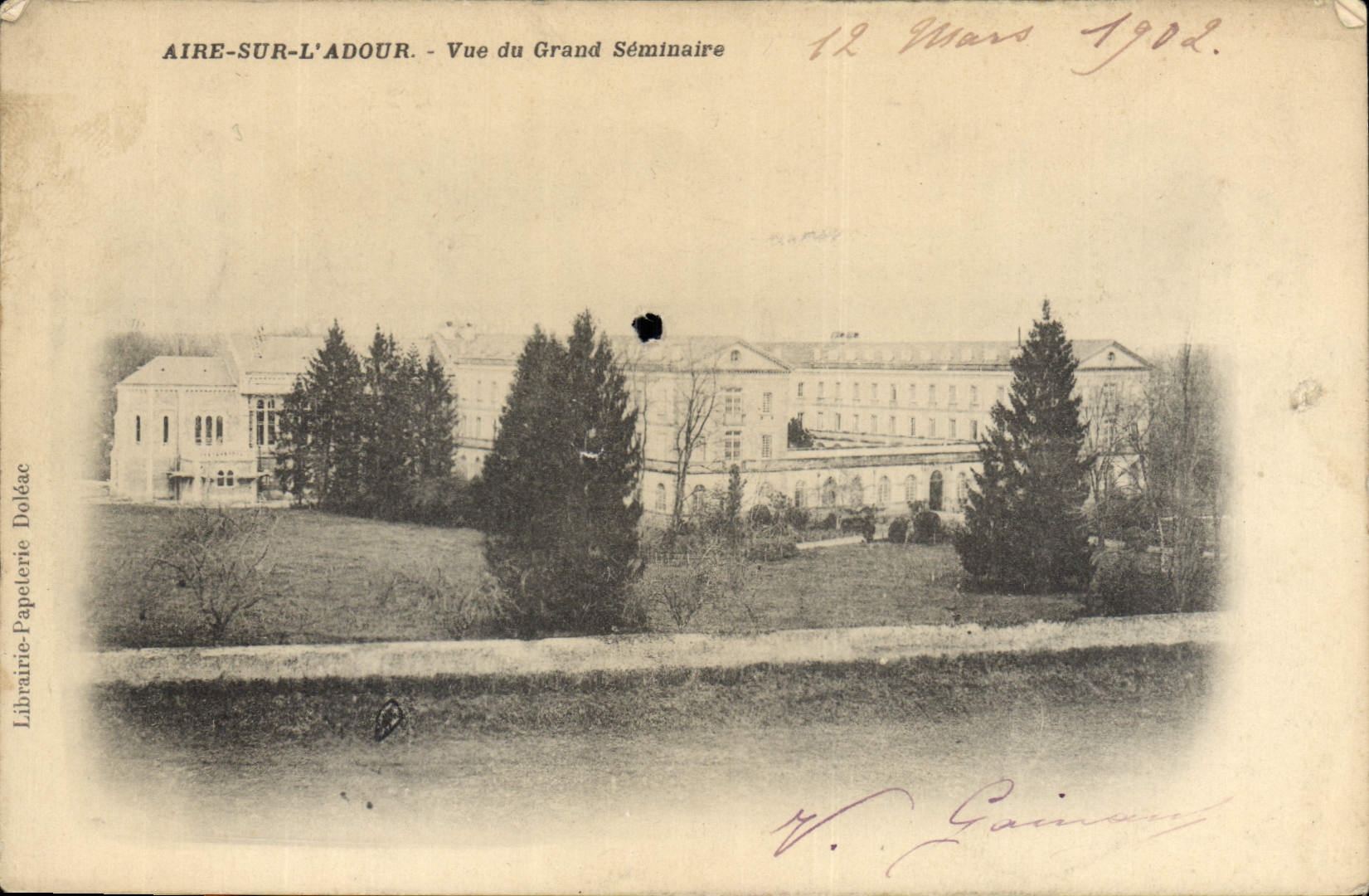 CPA Aire sur l'Adour vue du grand Seminaire 