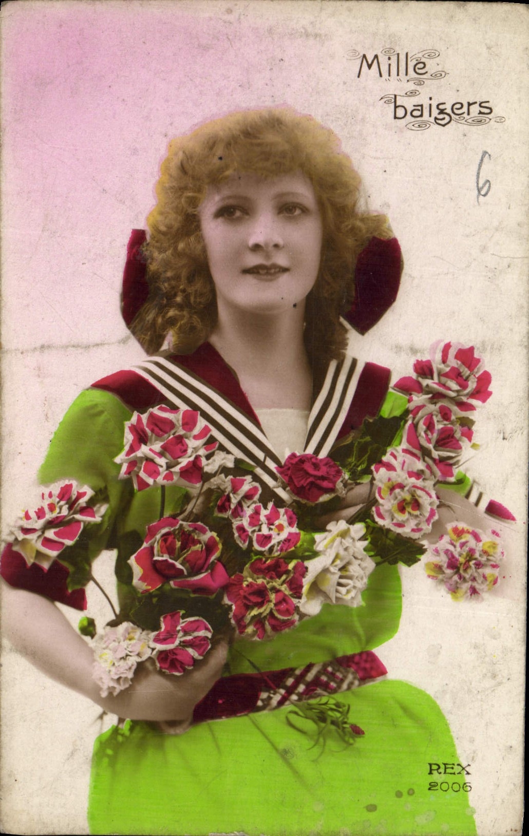 CPA Mille Baisers Femme
