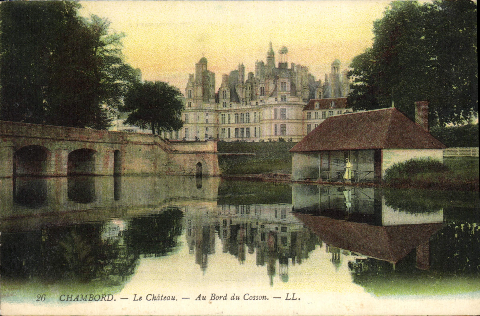CPA Chambord Le Chateau Au Bord du Cosson