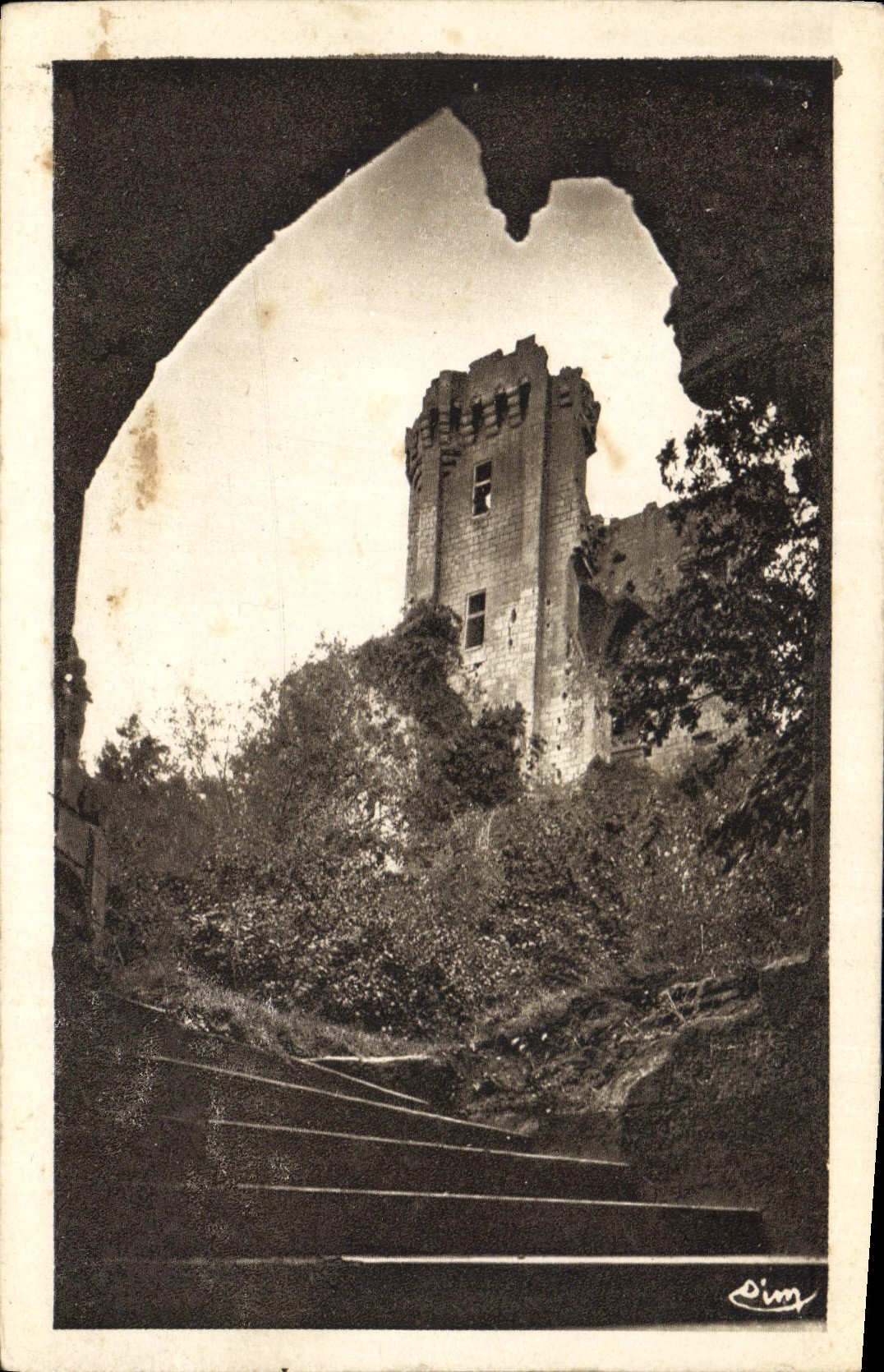 CPA Le Chateau et Escalier d'honneur 