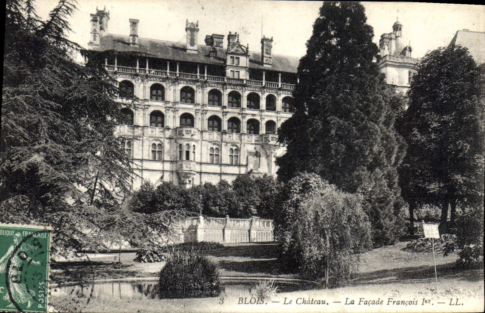 CPA Blois Le Chateau La Facade Francois 