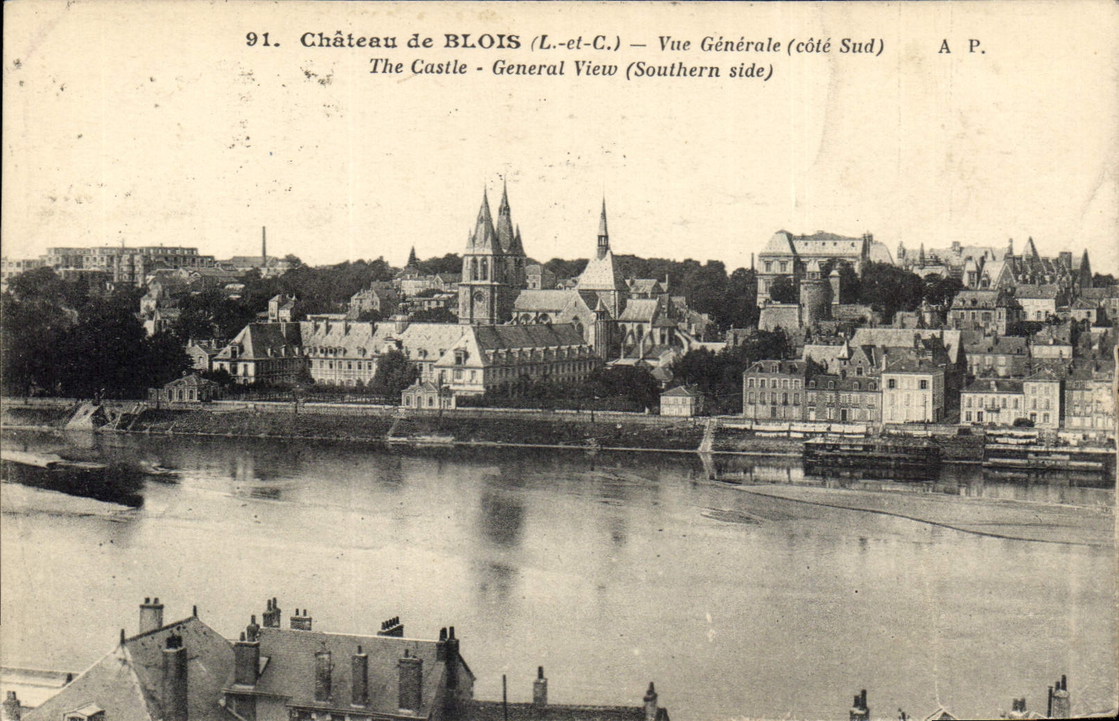 CPA Chateau de Blois vue generale cote sud 