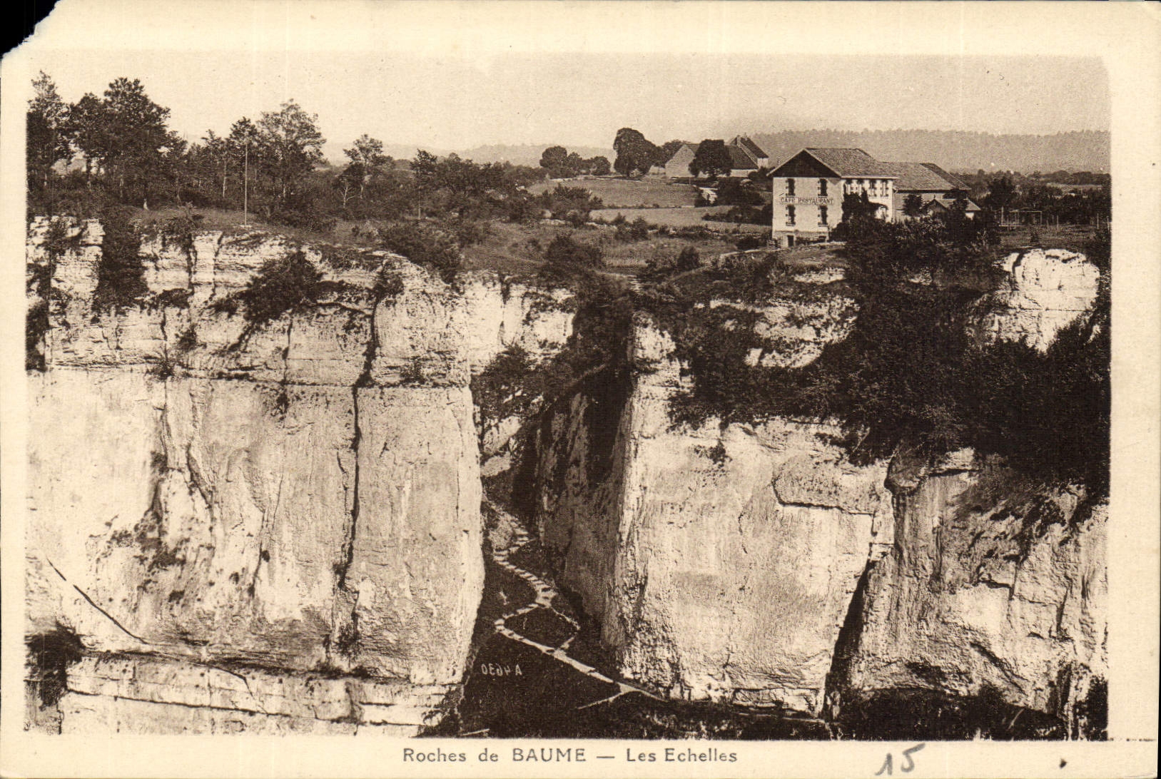 CPA Roches de Baume les Echelles 