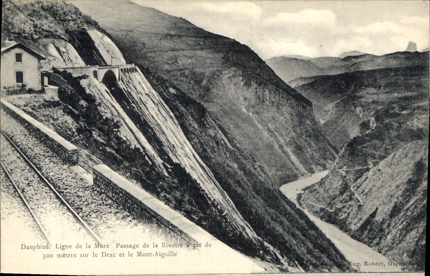 CPA Dauphine Ligne de la Mure Passage de la Rivoire 