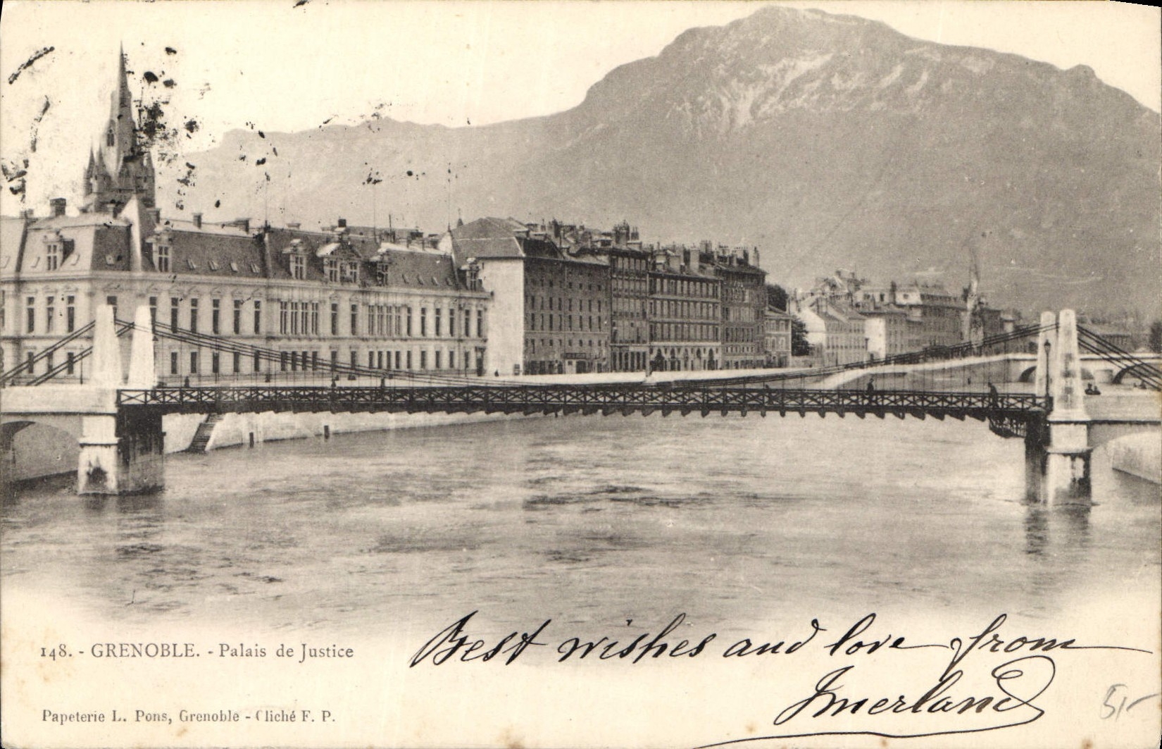 CPA Grenoble Palais de Justice 