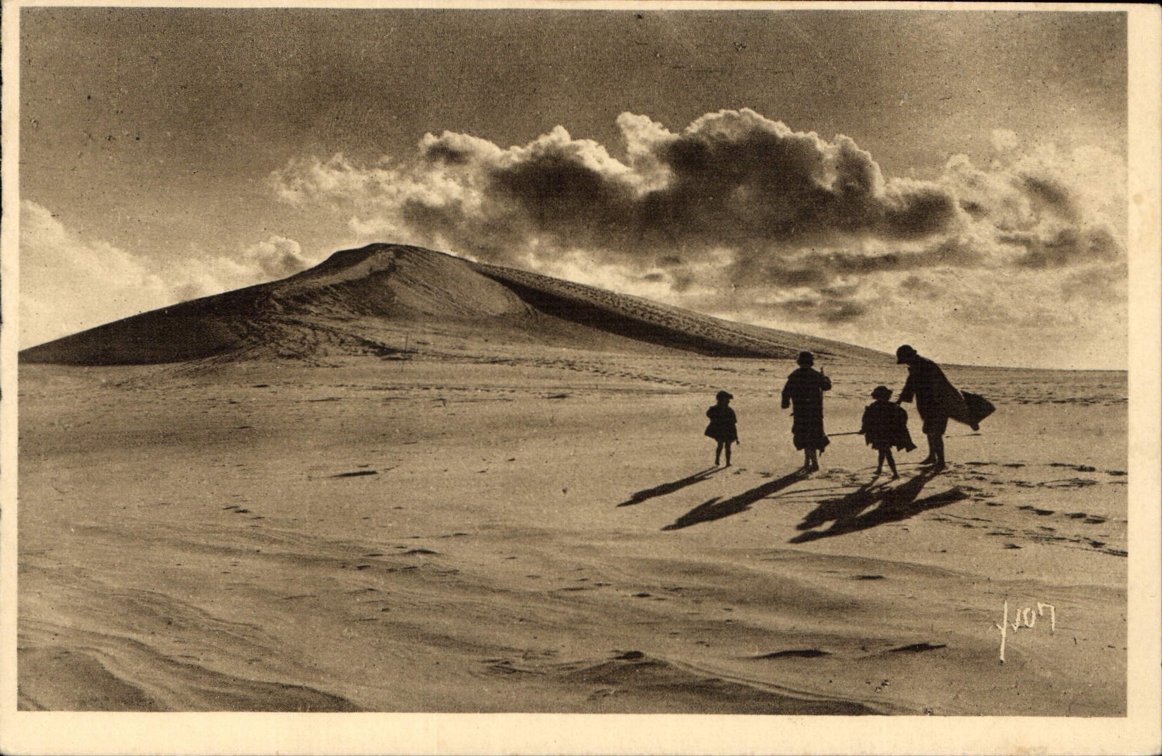 CPA Cote d'Argent Arcachon Gironde Le Grande Duse du Pilat