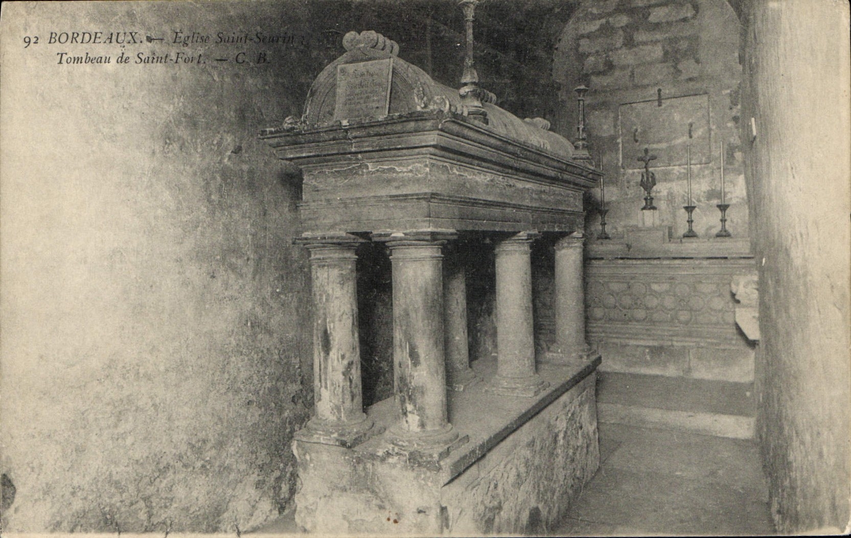 CPA Bordeaux  Eglise Saint 