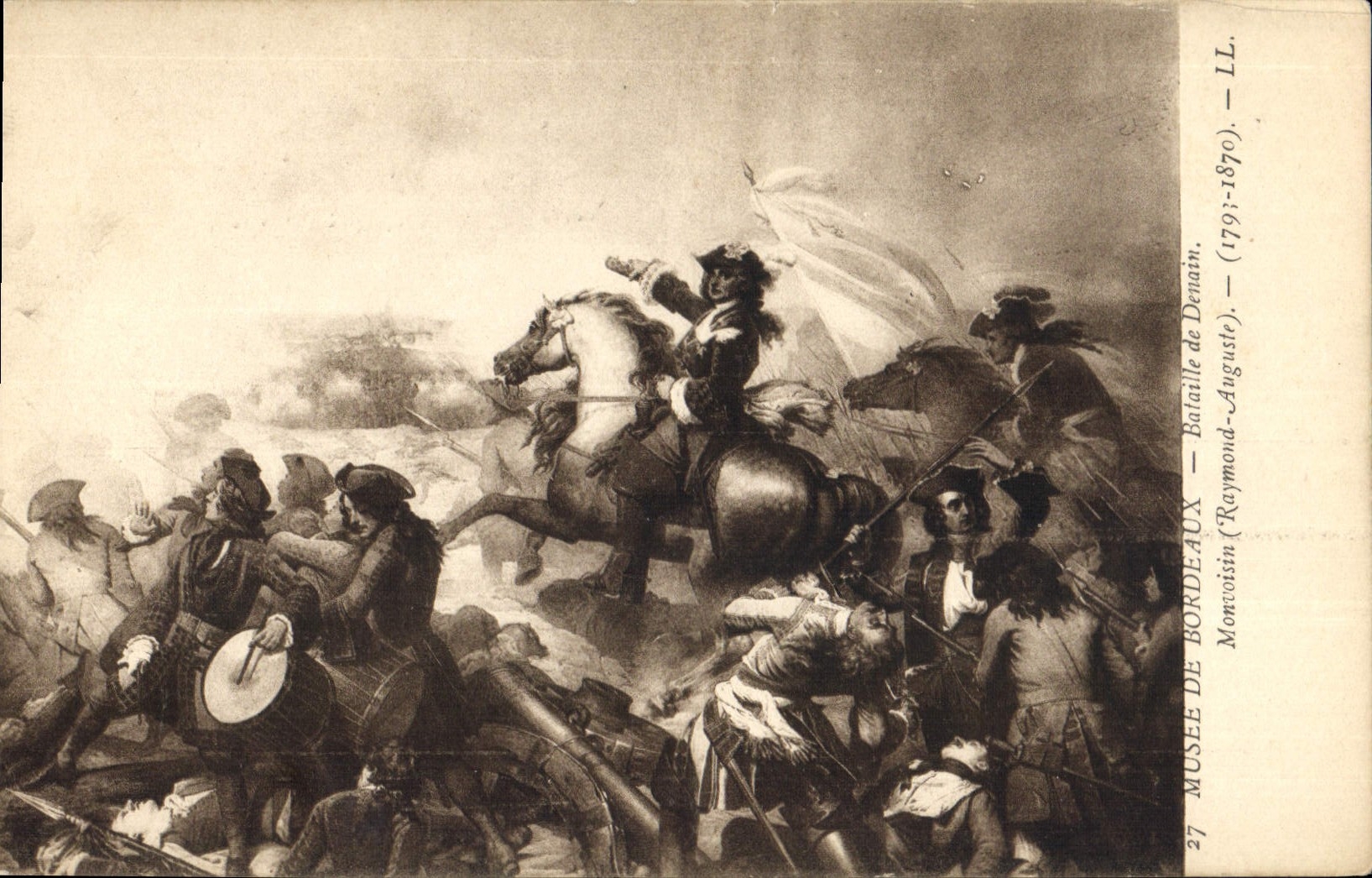 CPA Musee de Bordeaux Bataille de Denai