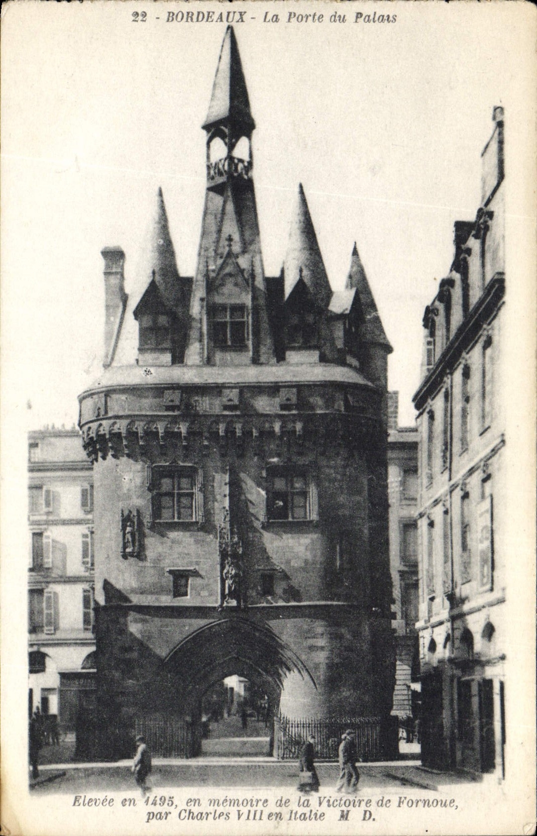 CPA Bordeaux la Porte du Palais 