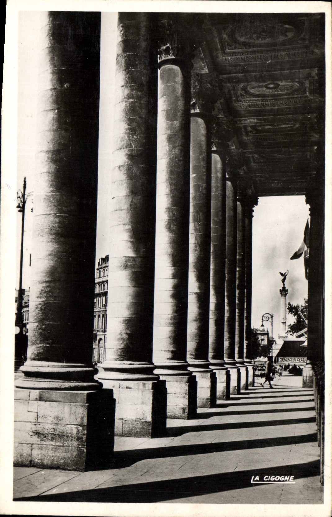 CPA Bordeaux Gironde le Penstyle du Grand Theatre 