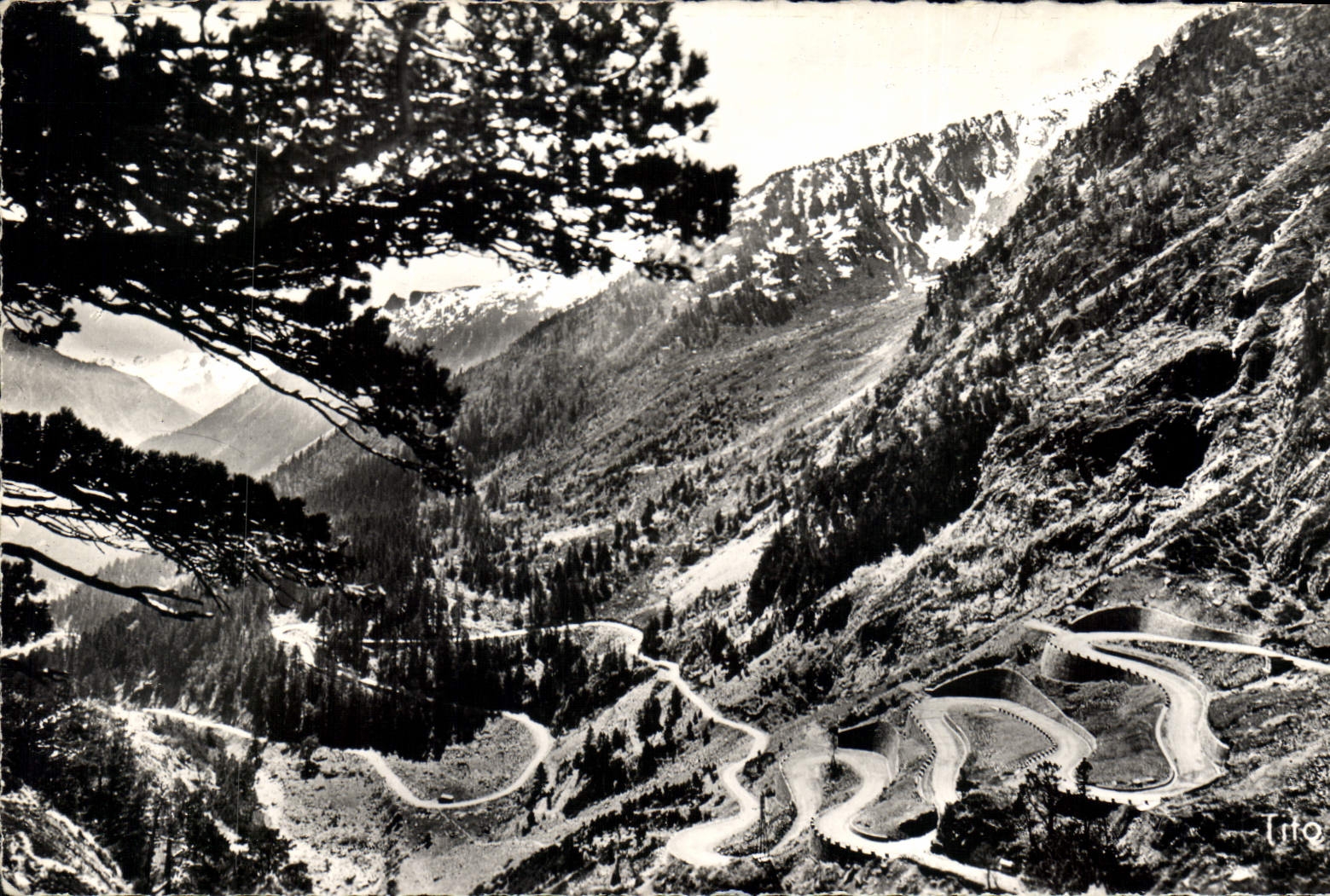 CPA Vallee d'Aure Route de Cap de long les Lacets d'Oredon