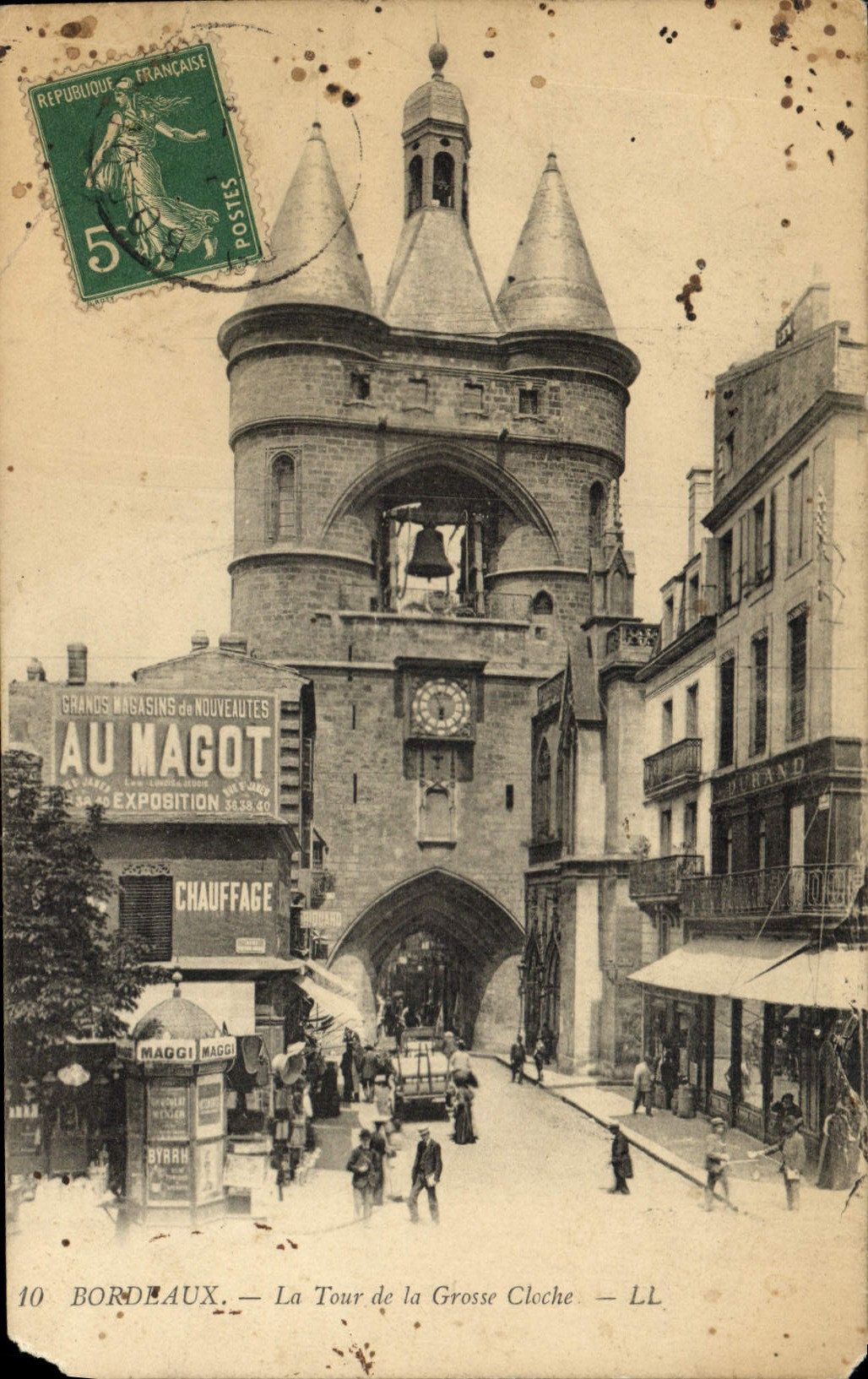 CPA Bordeaux La Tour de la Grosse Cloche 