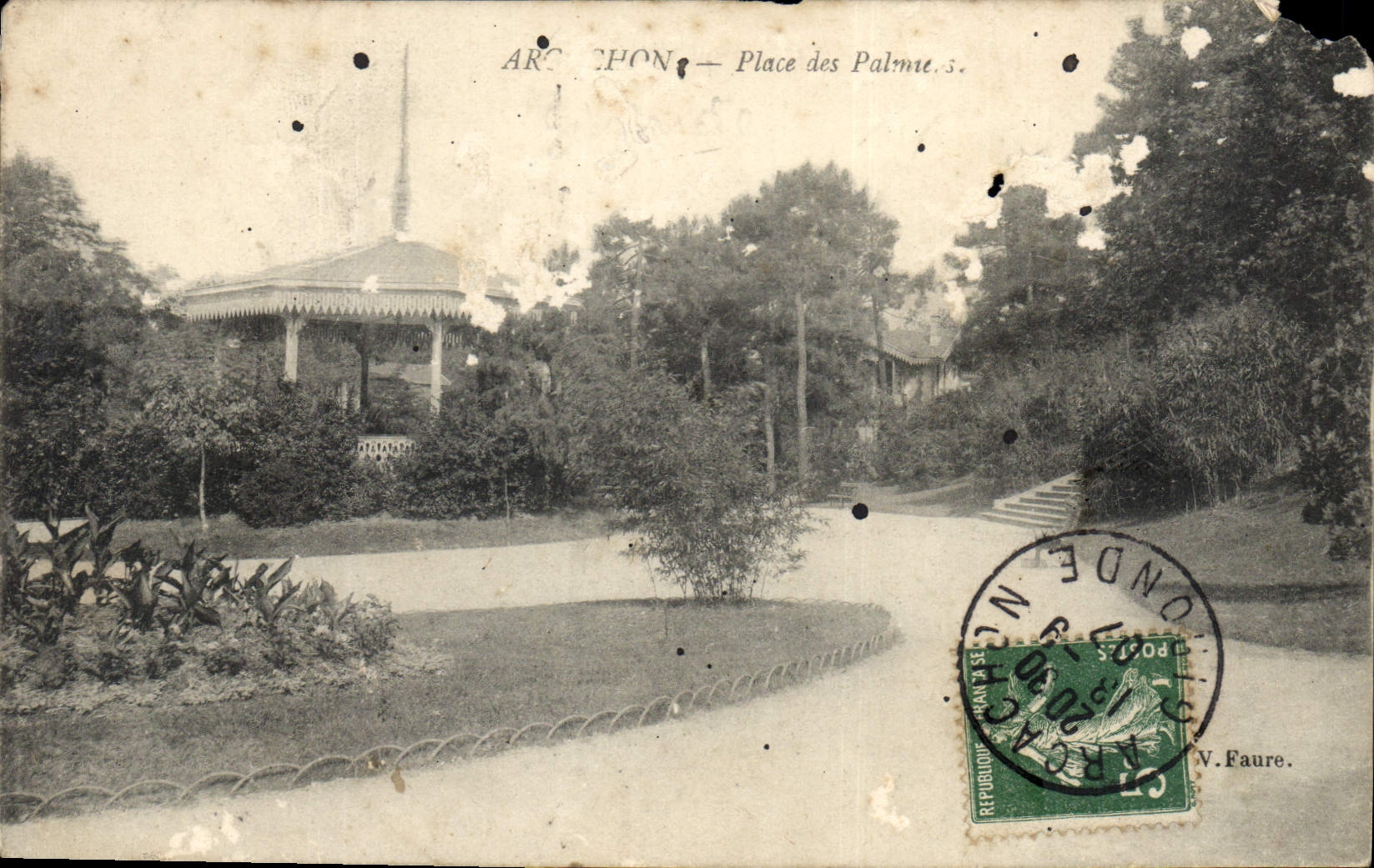 CPA Arcachon Place des Palimees  