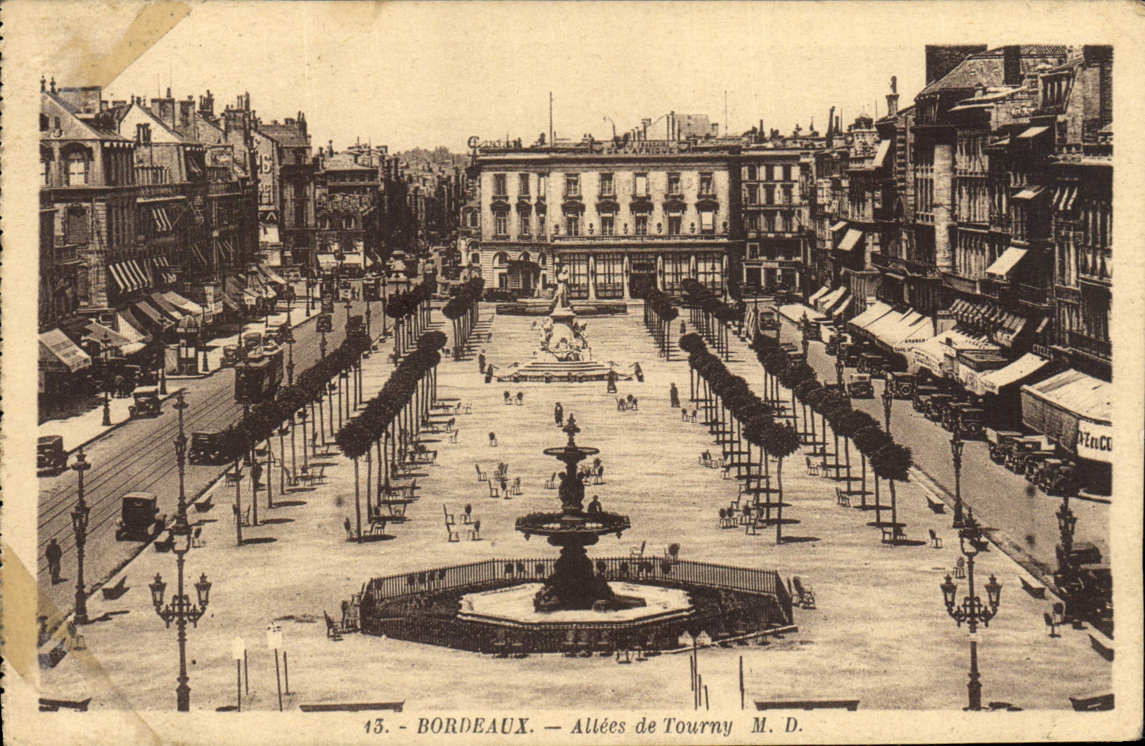 CPA Bordeaux Alles de Tourny 