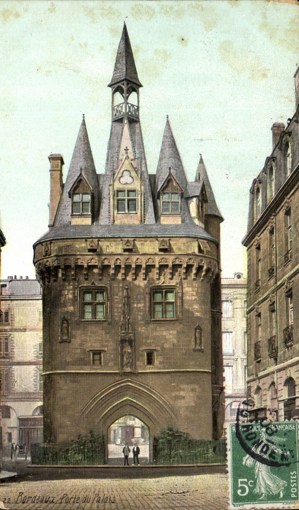 CPA Bordeaux Porte du Palais 