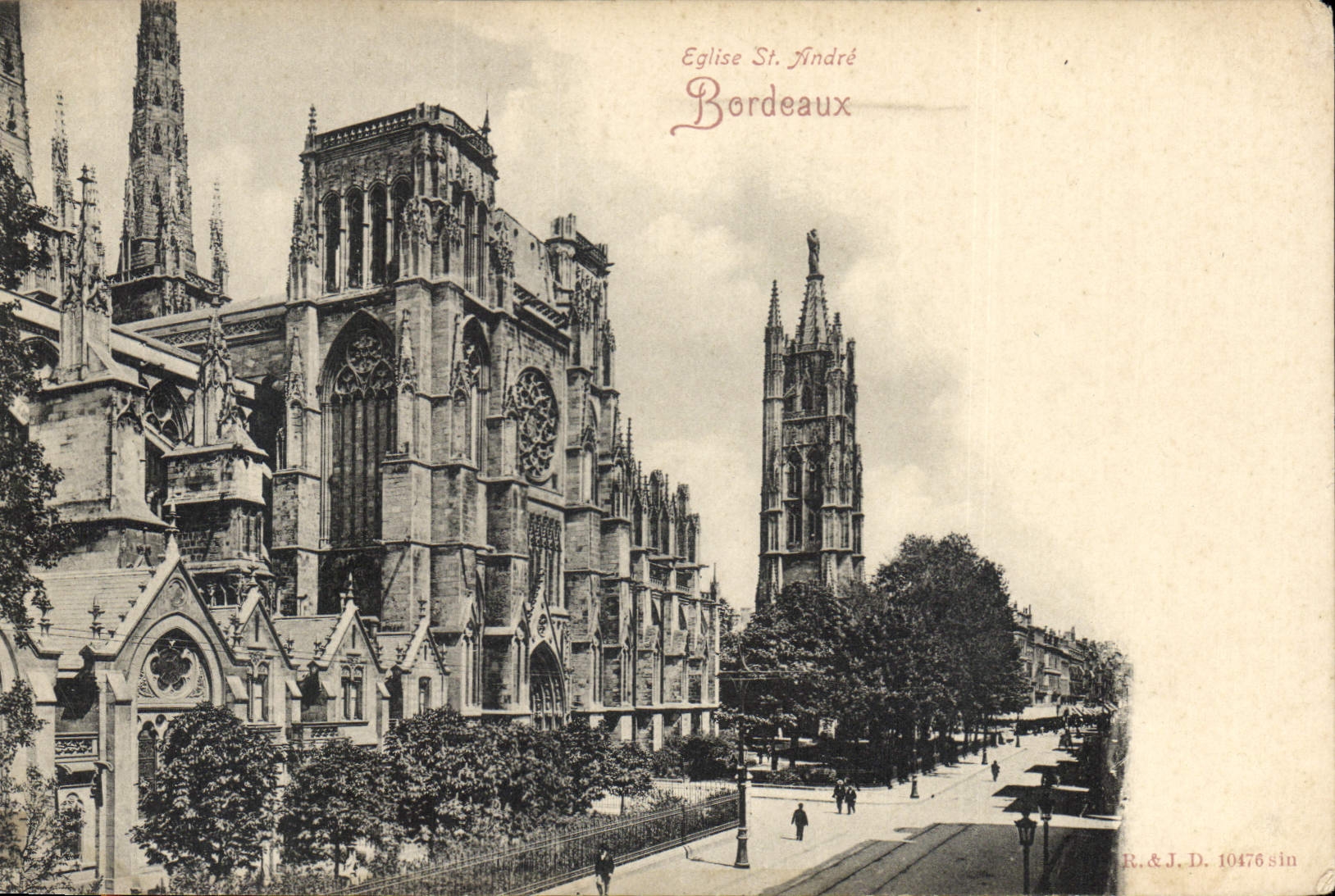 CPA Eglise St Andre Bordeaux 