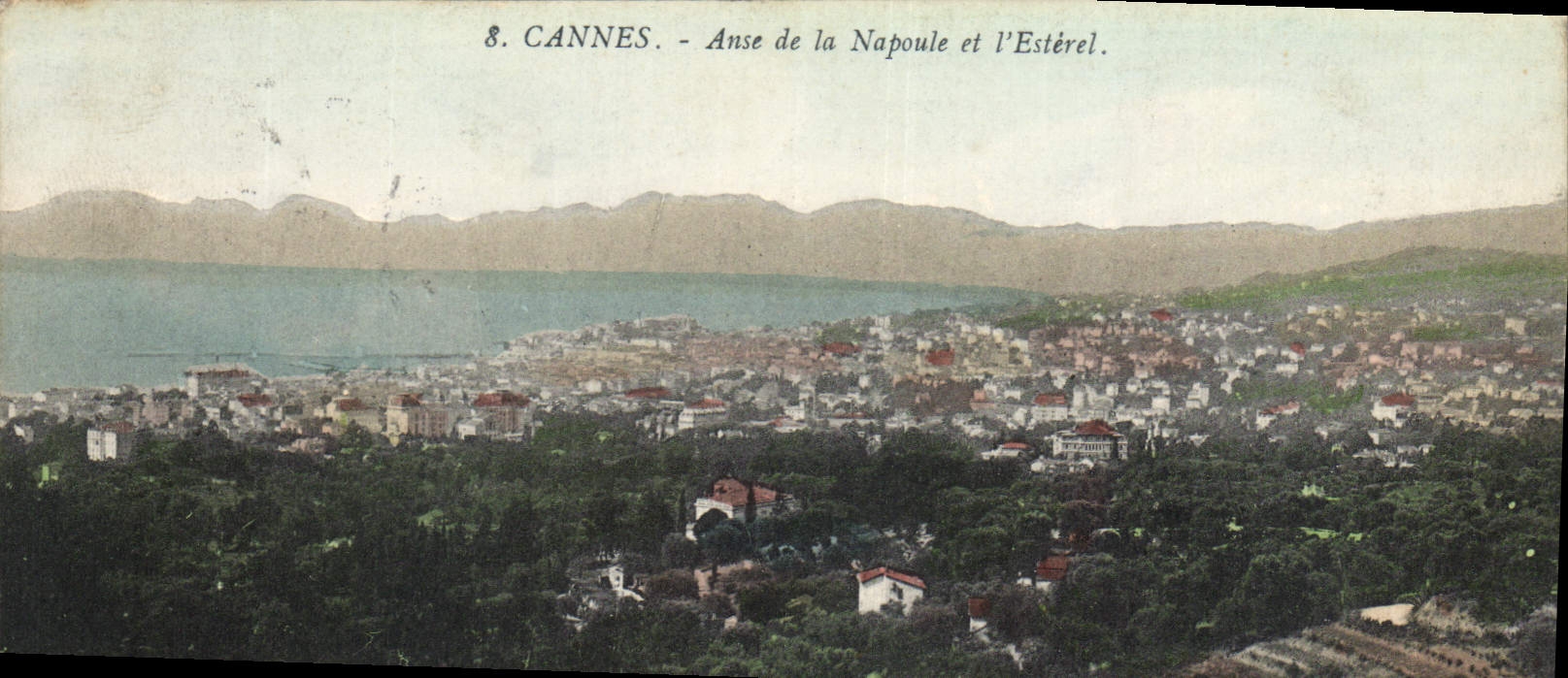 CPA Cannes Anse de la Napoule et l'Esterel 