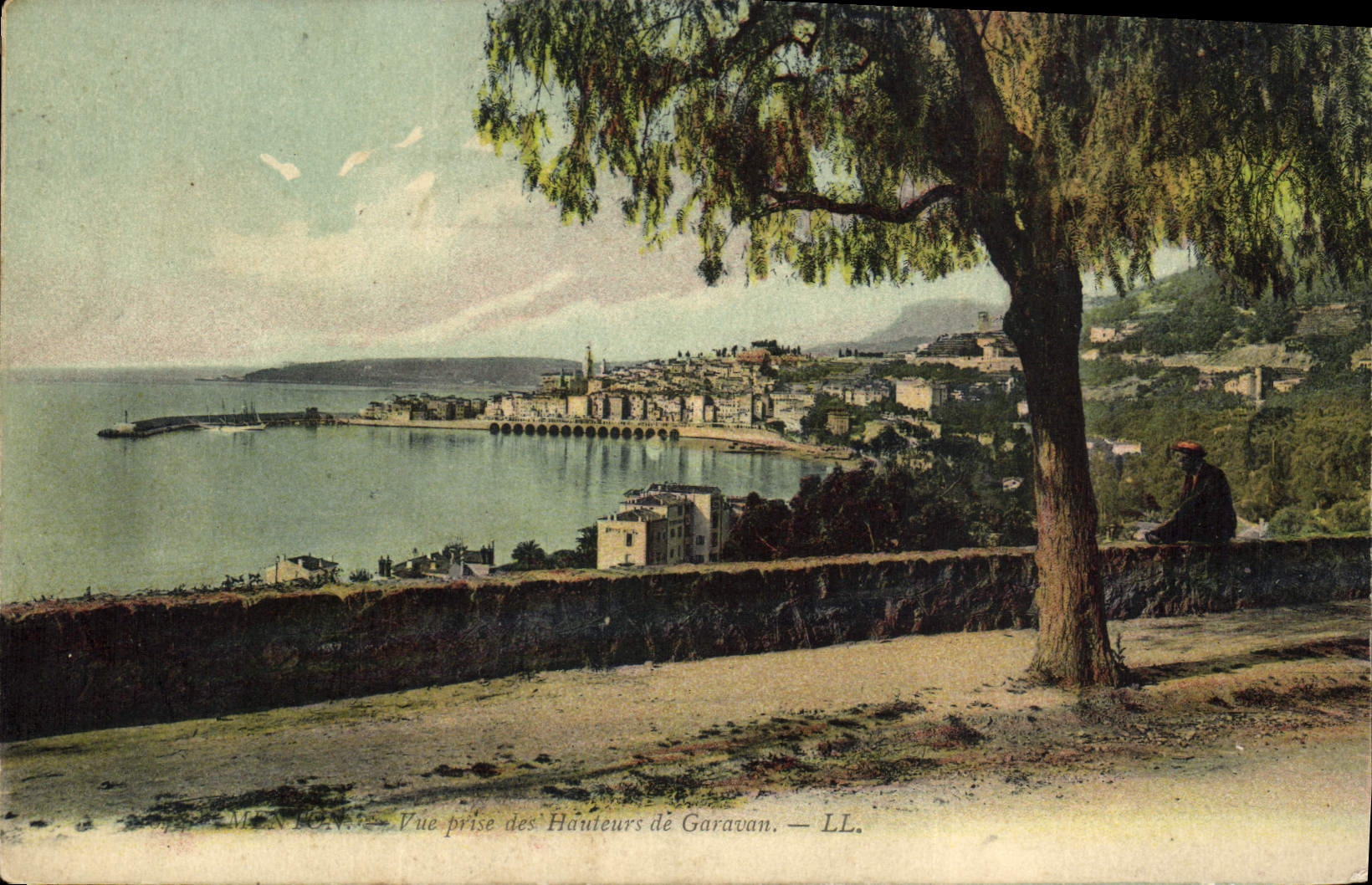 CPA Vue prise des Hauters de Garavan 