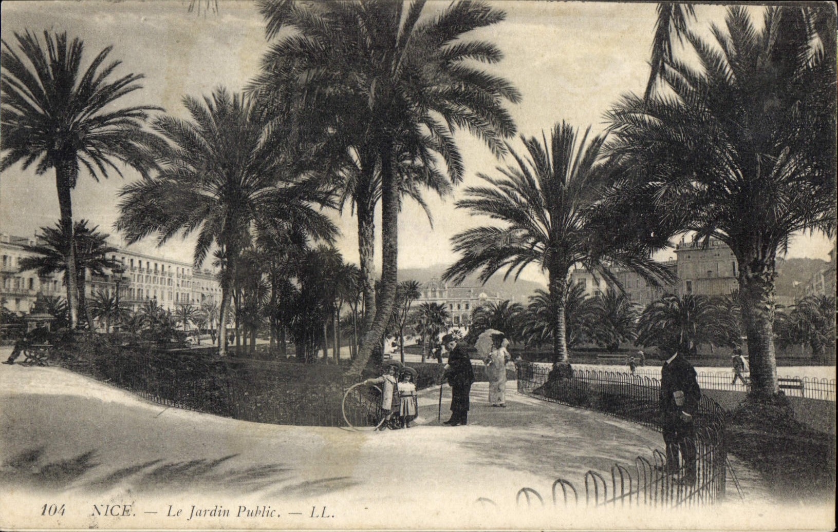 CPA Nice Le Jardin Public 