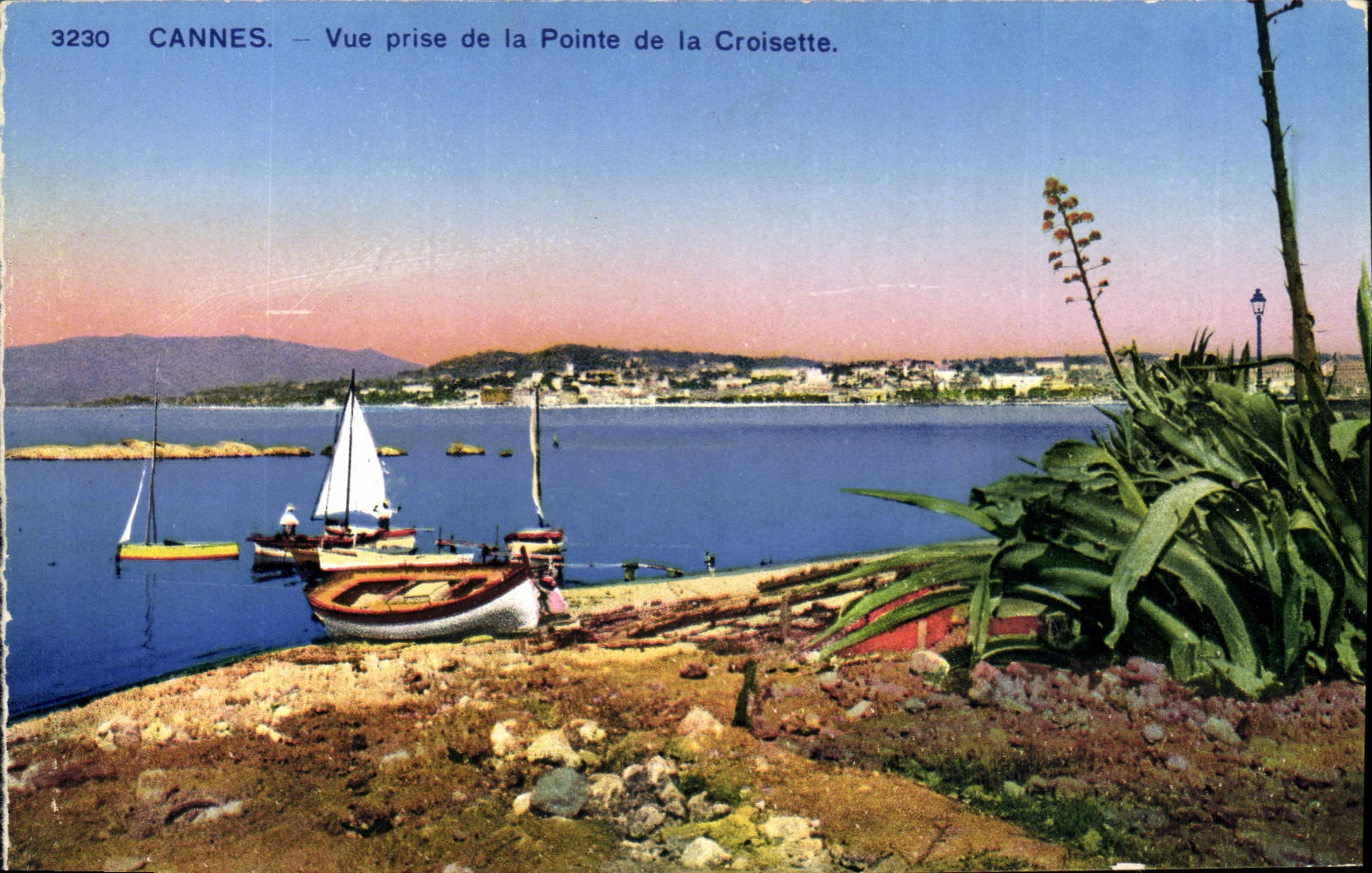 CPA Cannes vue prise de la pointe de la Croisette 