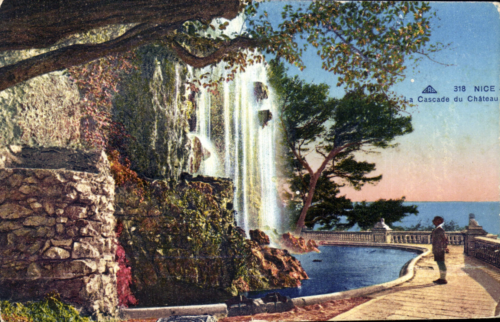 CPA Nice La Cascade du Chateau