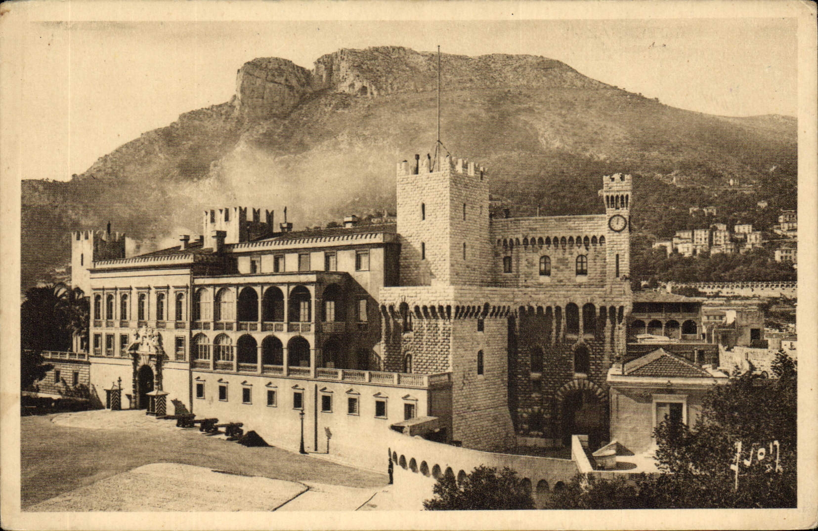CPA Cote D'Azur Monaco Palos du Prince 