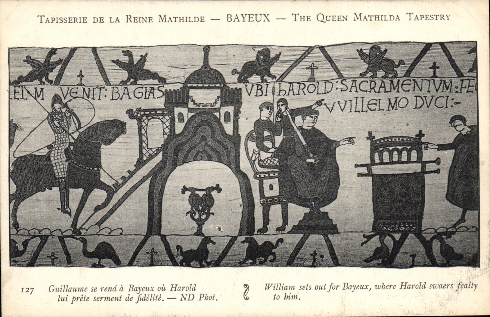 CPA Tapisserie de la Reine Mathilde Bayeux