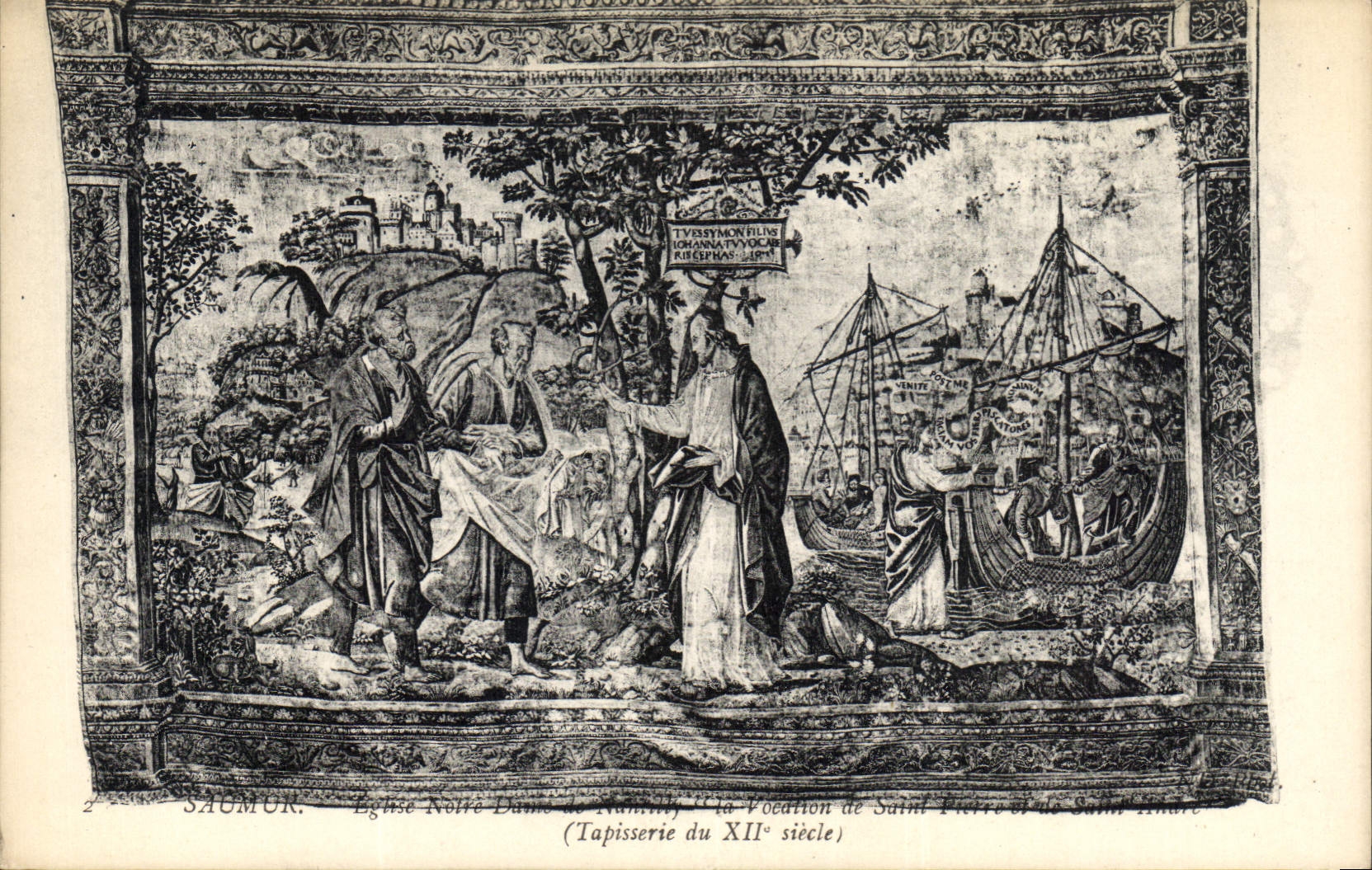 CPA Saumur Eglise Notre Dame 