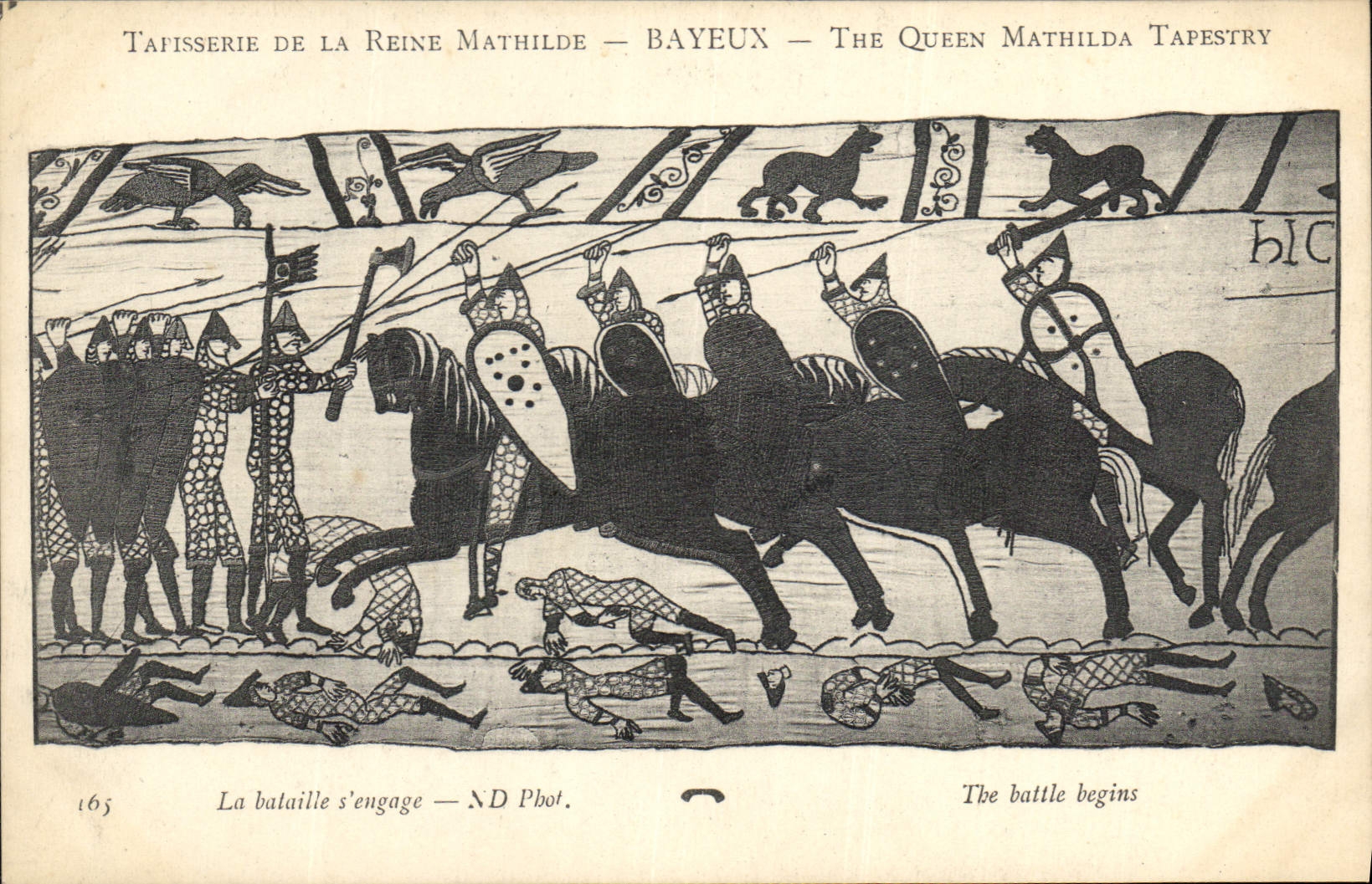 CPA Tapisserie de la Reine Mathilde Bayeux