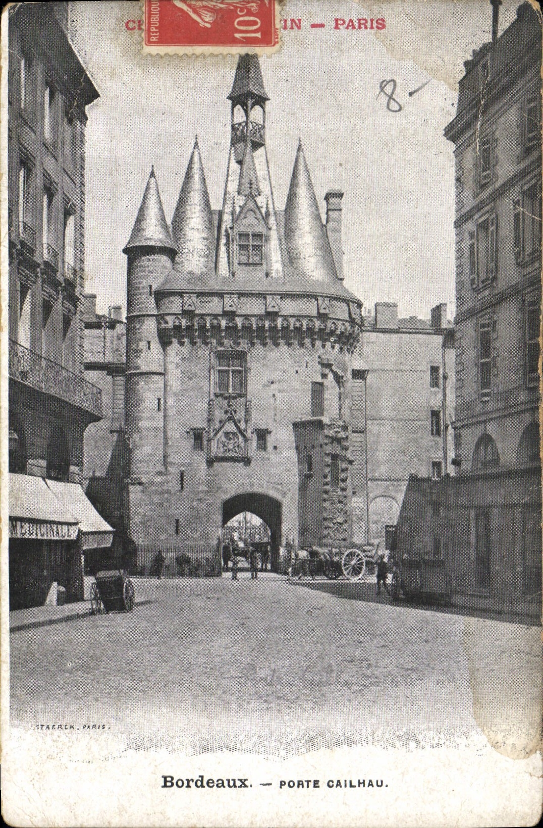 CPA Bordeaux Porte Cailhau