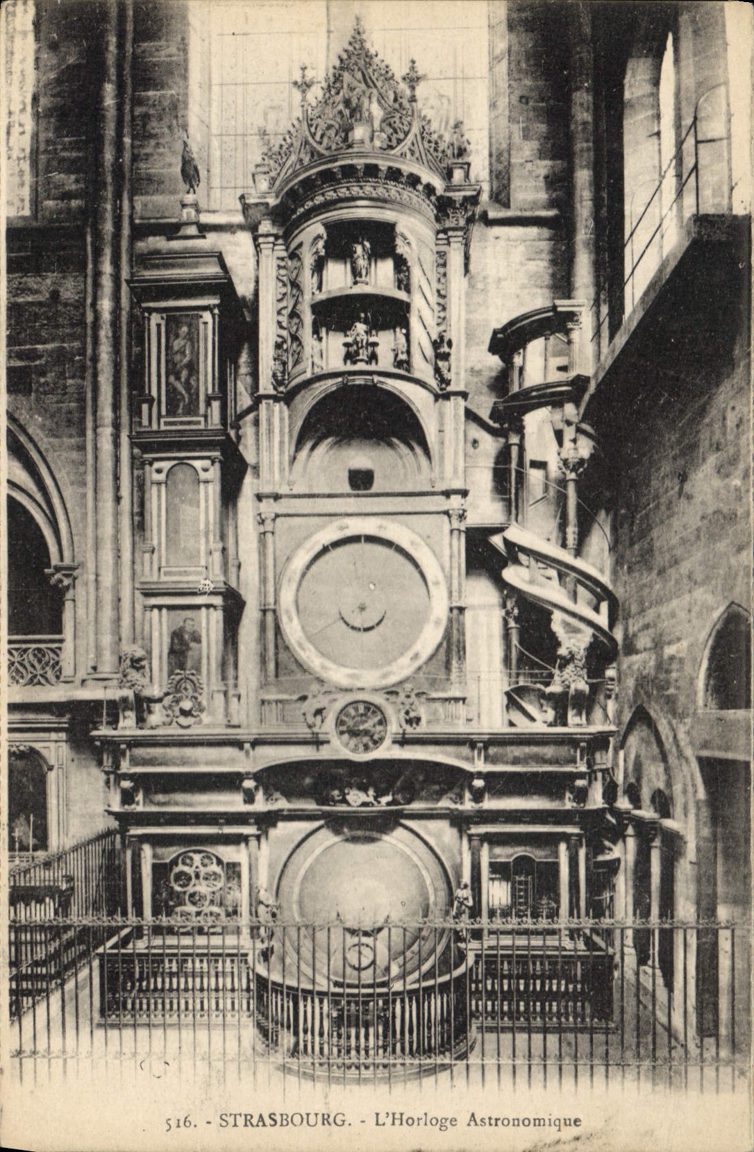 CPA Strasbourg L'Horlge Astronomique