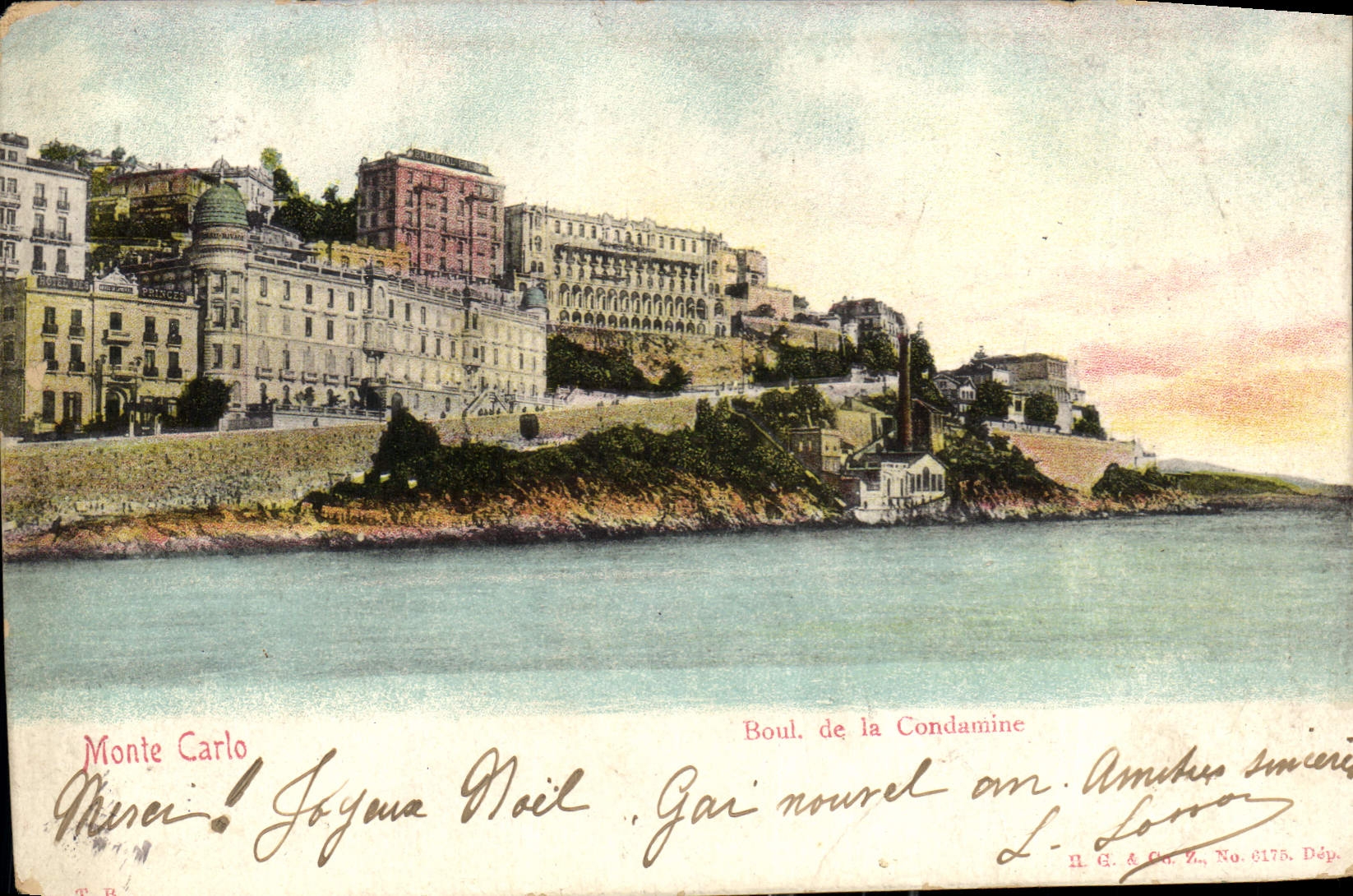 CPA Monte Carlo Boul de la Condamine
