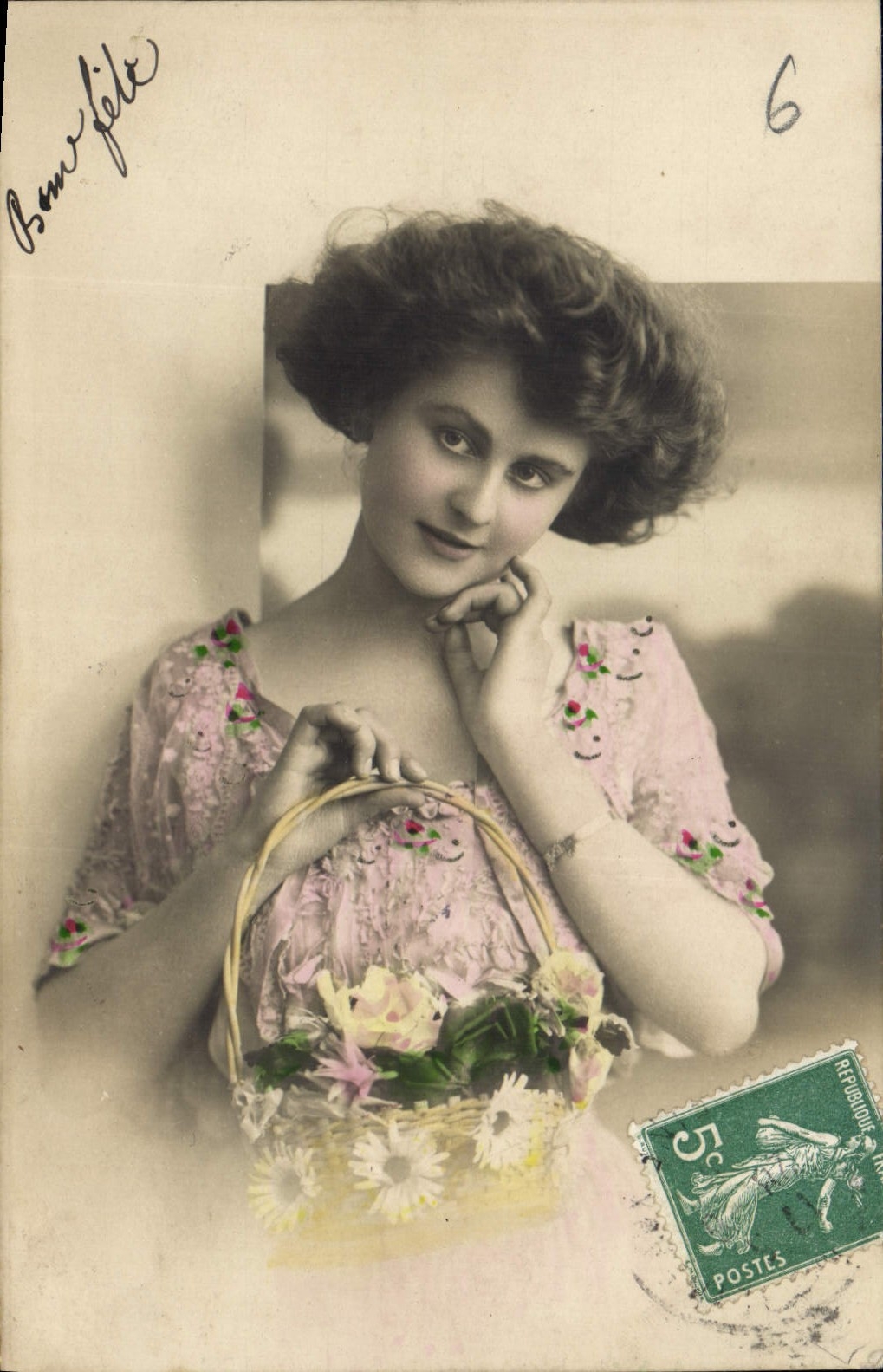 CPA Bonne Fete Femme