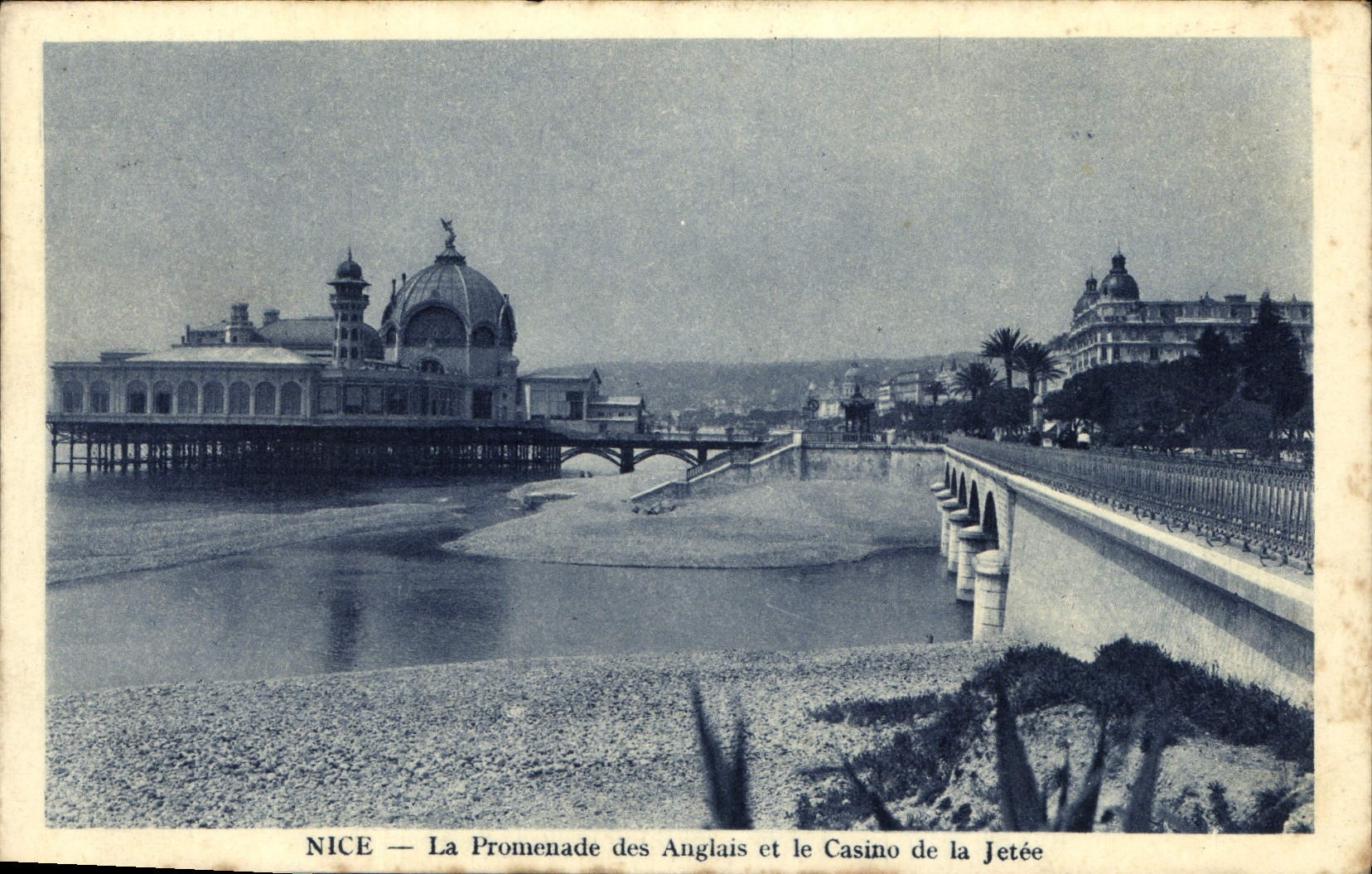CPA Nice La Promenade des Anglais et le Casino de la Jetee